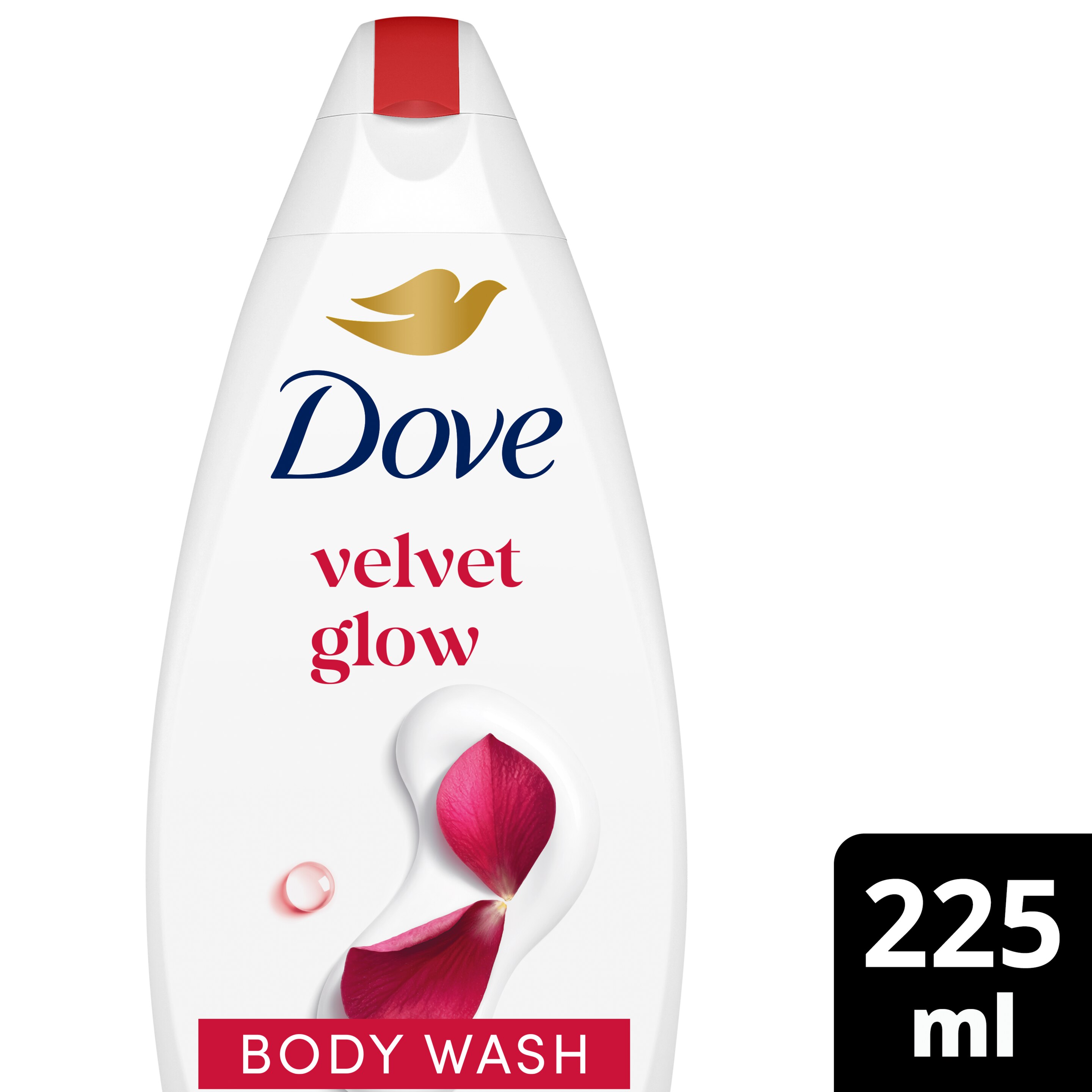 Dove Velvet Glow Body Wash For Smother Nourished Skin 225 ml