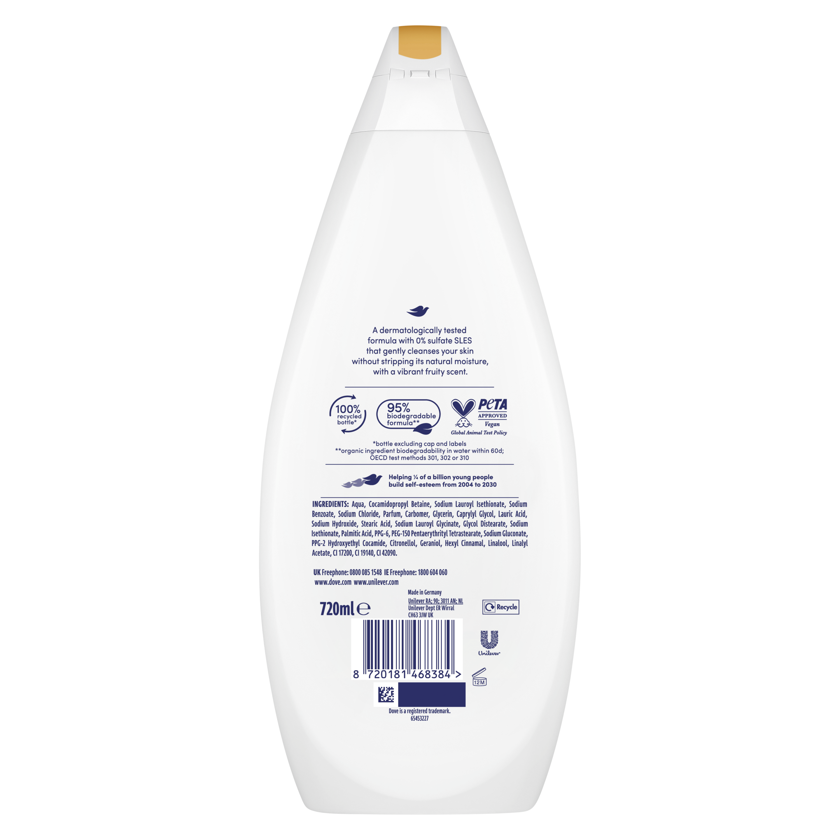 Dove Fruity Nourish Body Wash 720ml