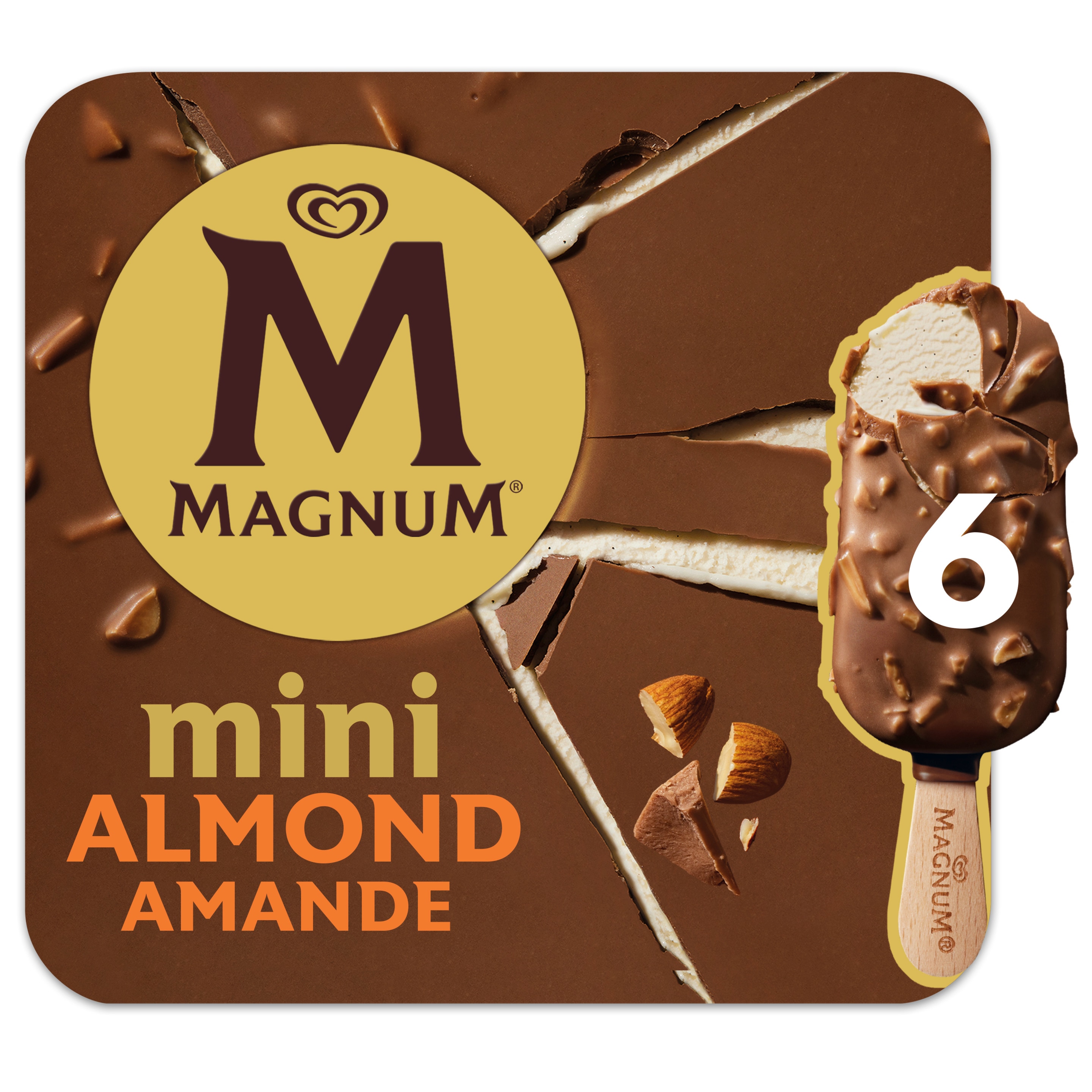 Magnum Mini Almond 6 x 55 ml - Magnum Schweiz packshot