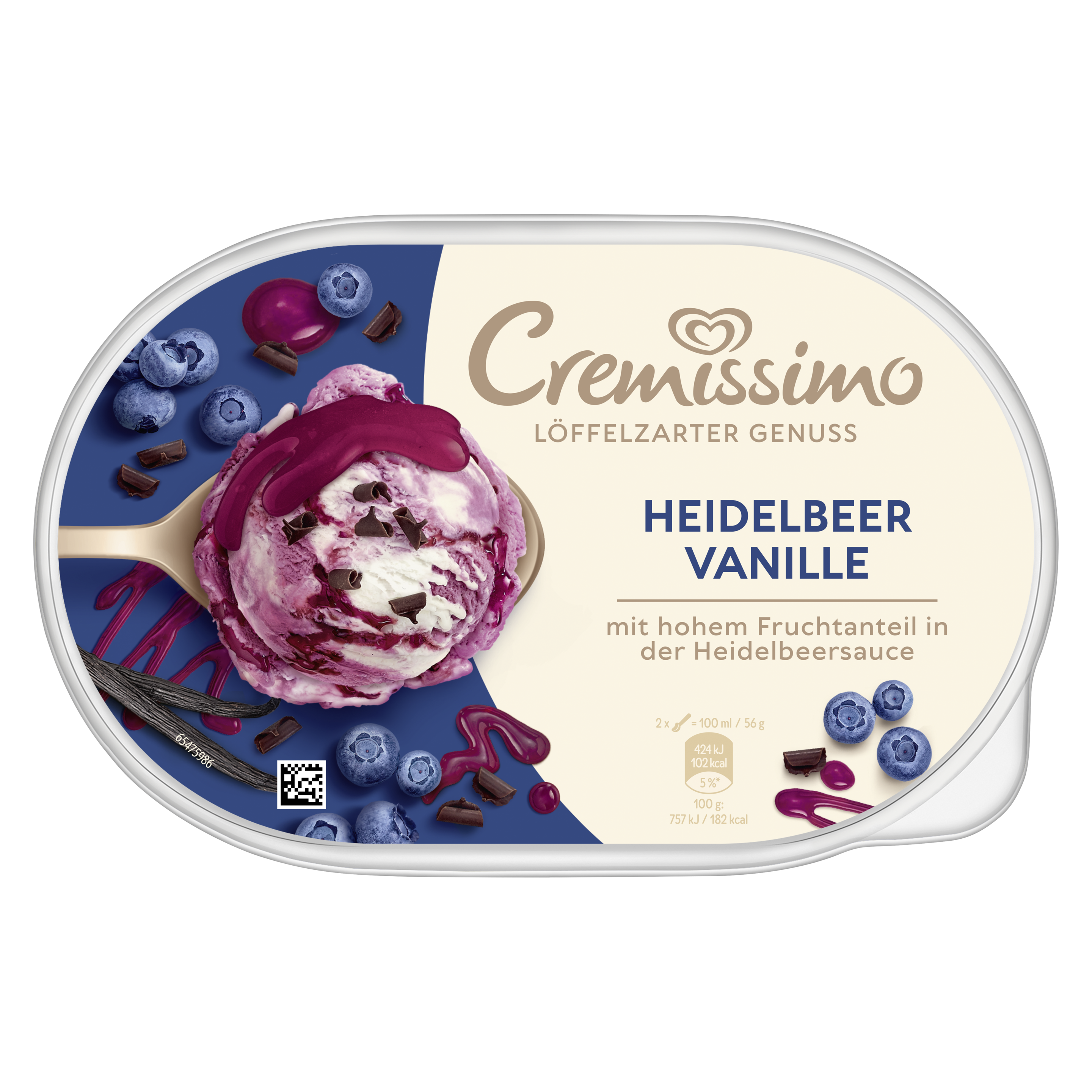 Cremissimo Heidelbeer Vanille