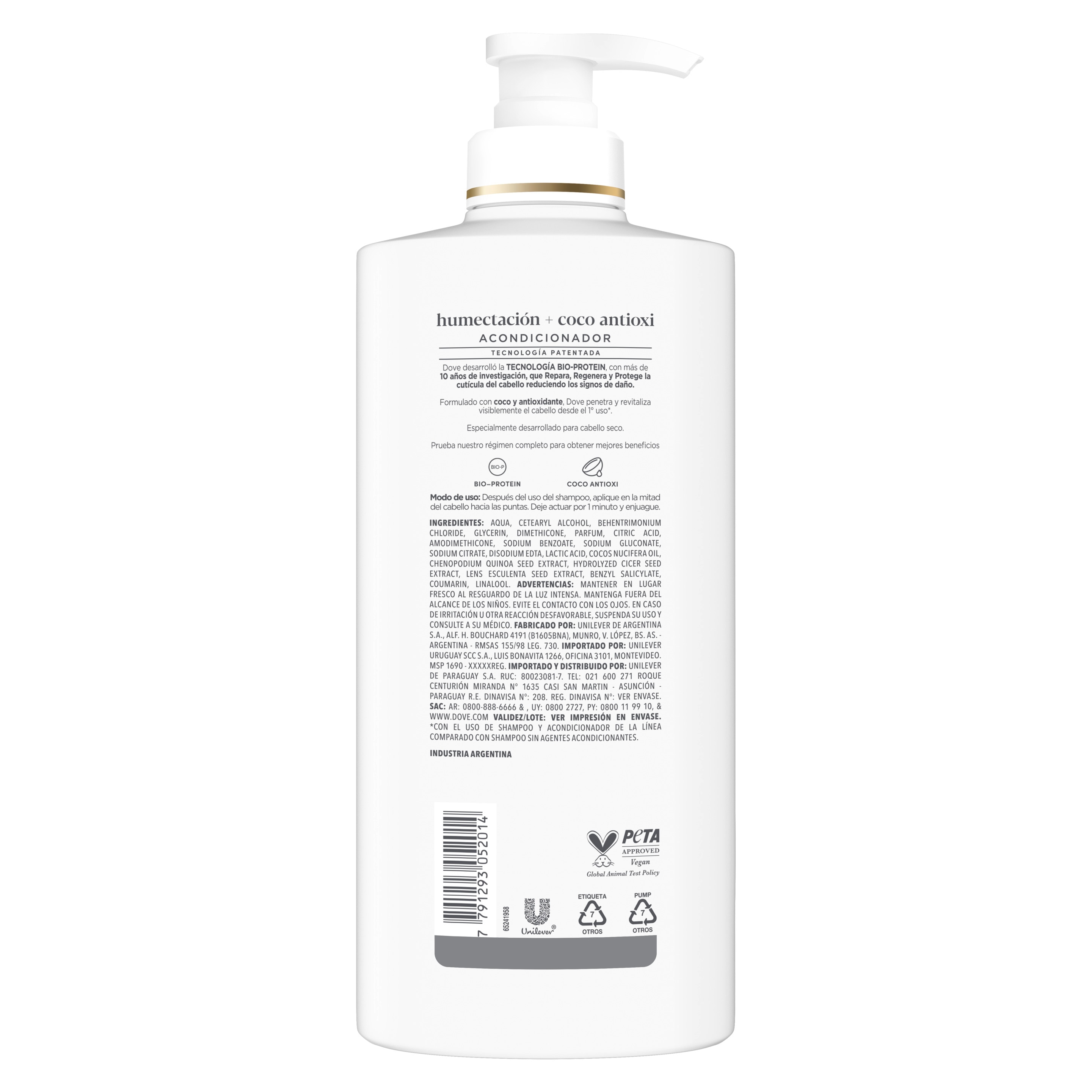 Acondicionador Humectación + Coco Antióxido