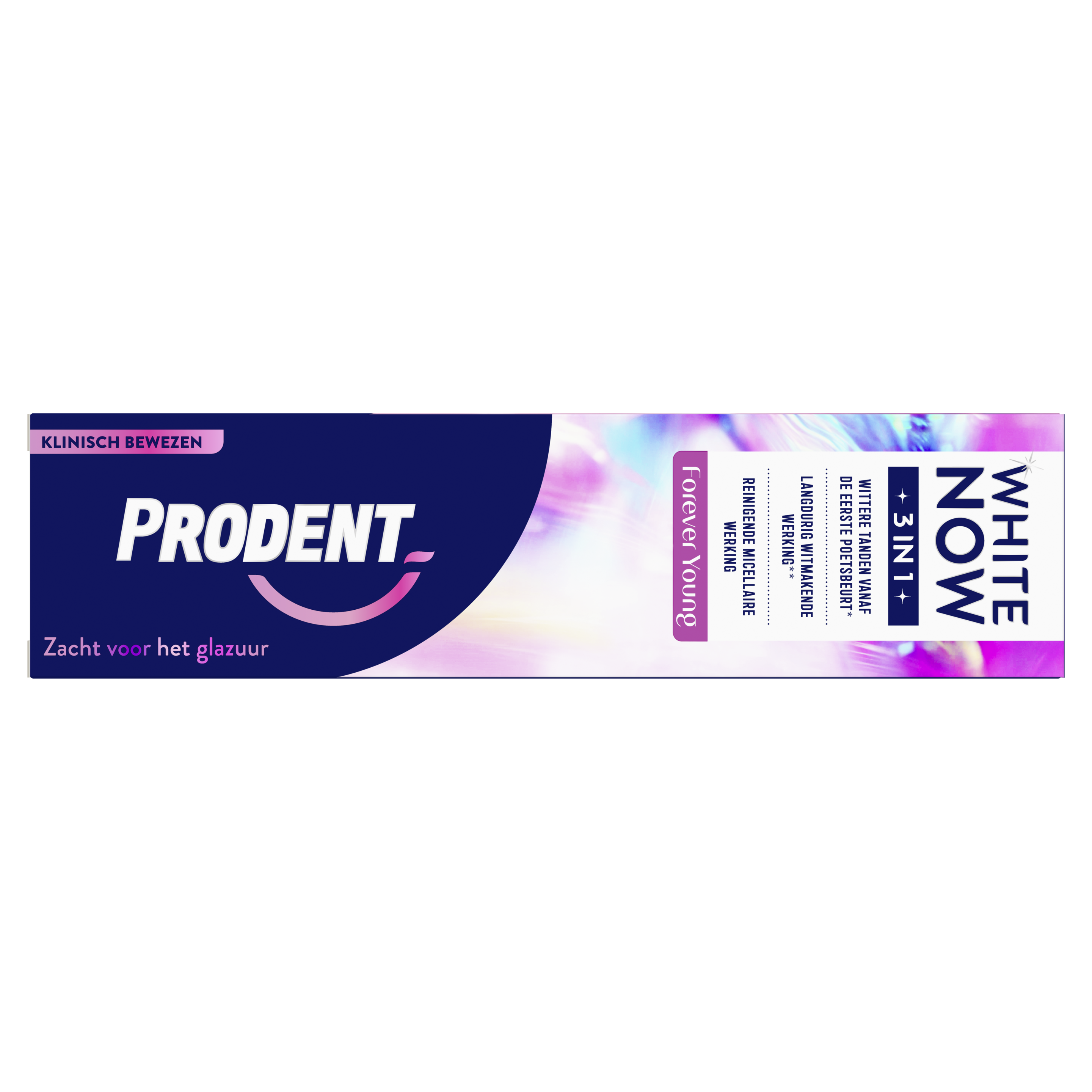 Prodent White Now Forever Young 3-in-1 75ml - Folding box packshot
