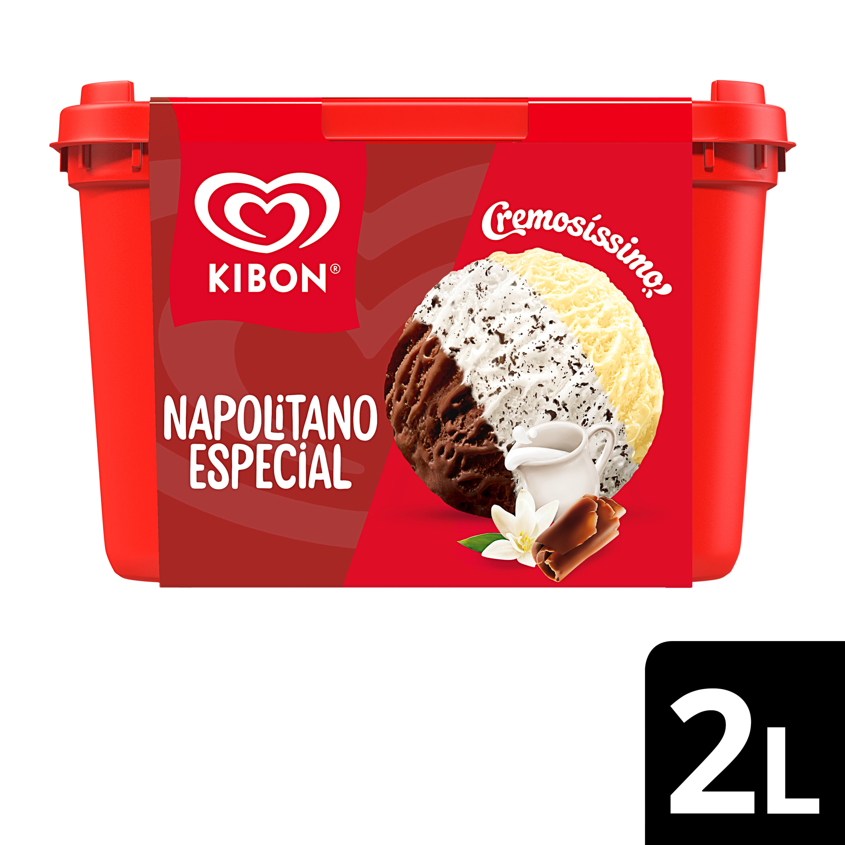 Pote do sorvete cremosíssimo napolitano edição especial packshot