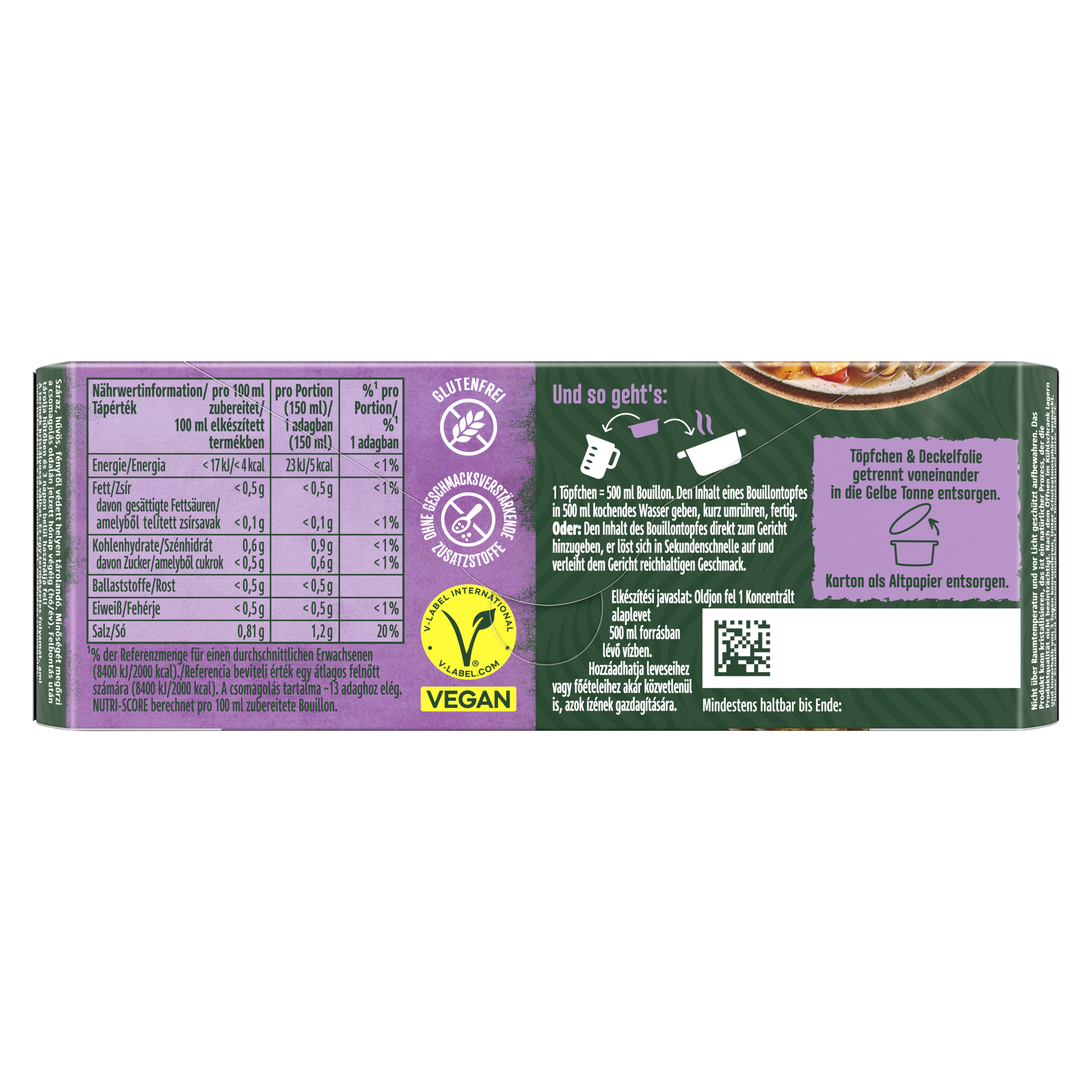 Knorr Koncentrált alaplé Sült fokhagyma 104g