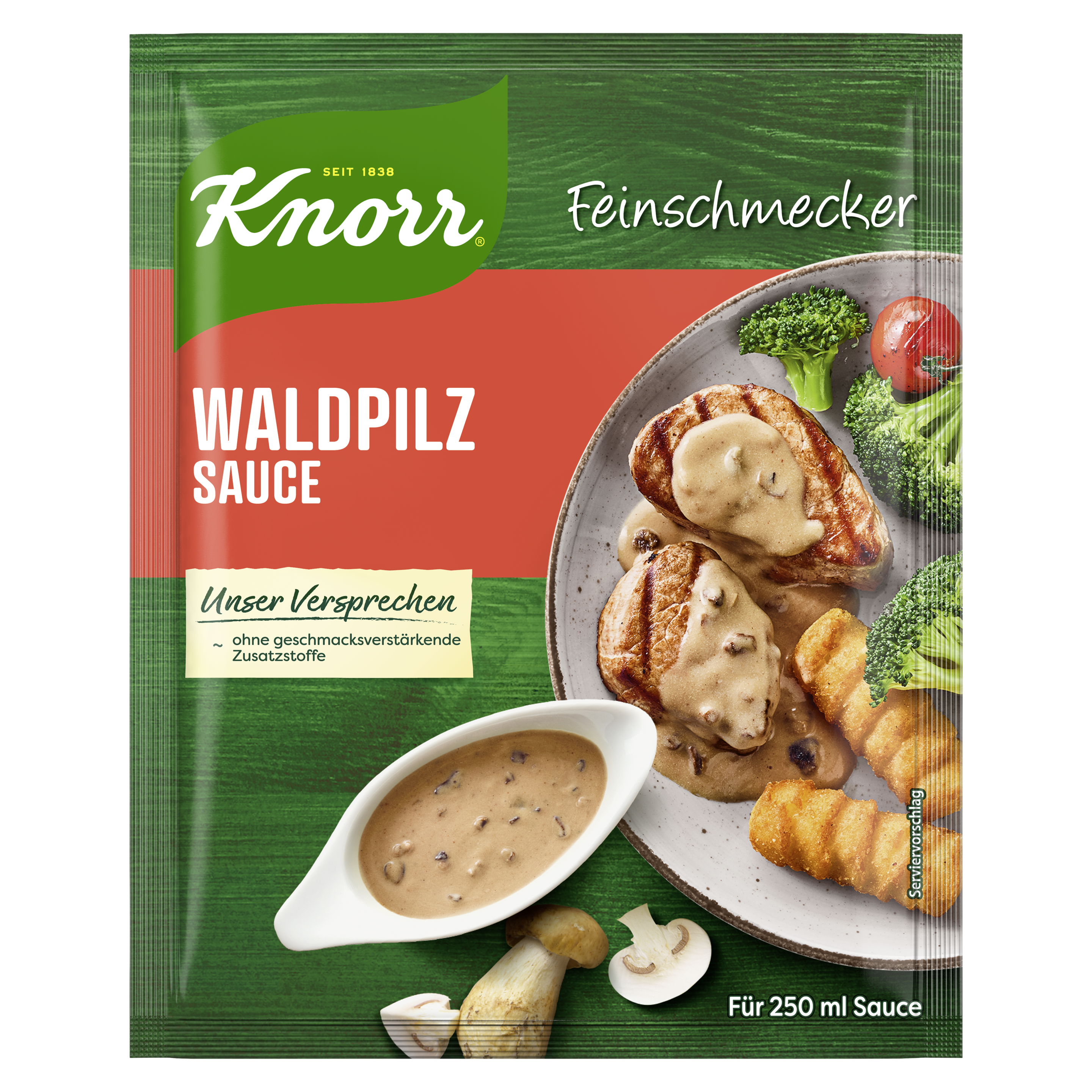 Knorr Feinschmecker Waldpilz 250 ml 38g packshot