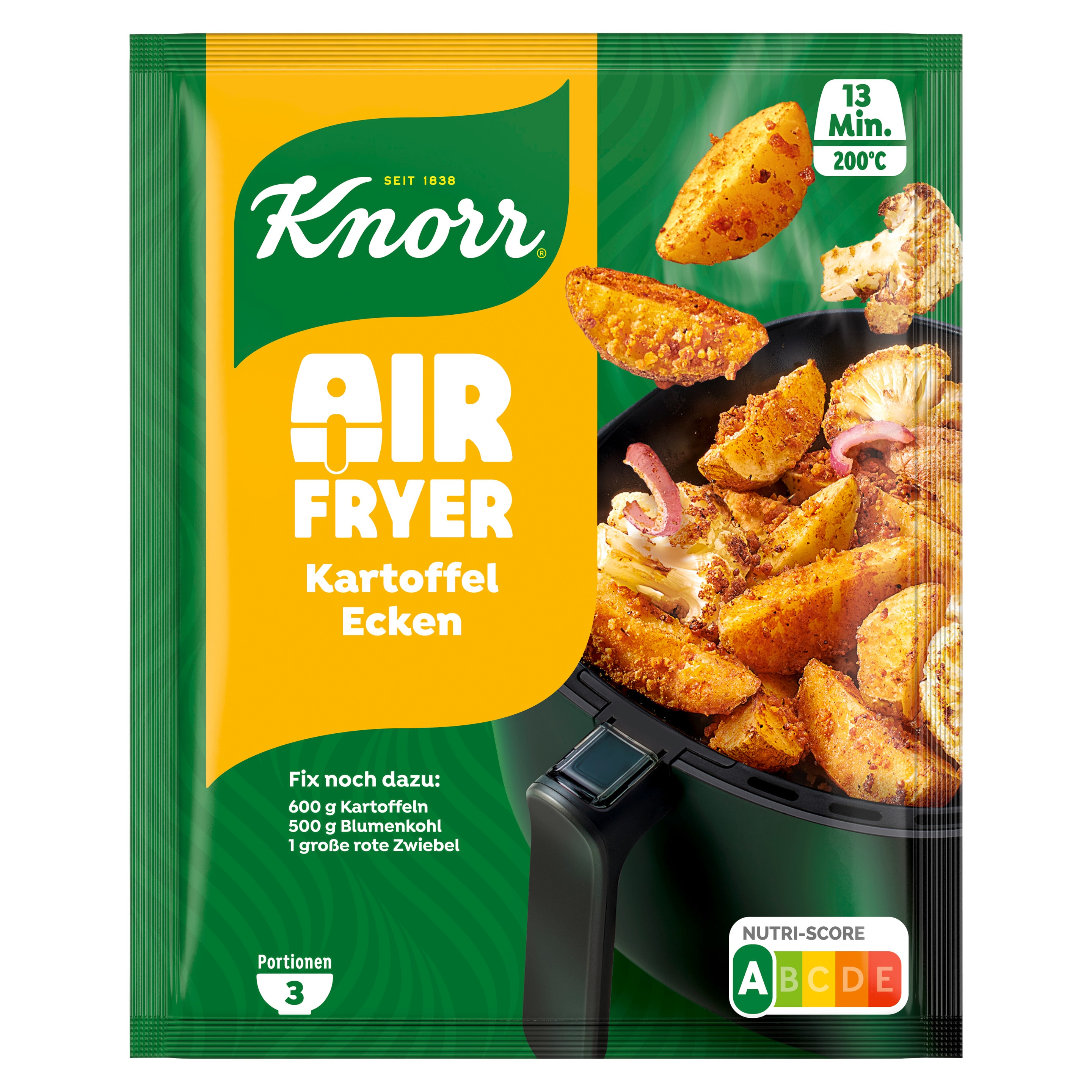 Air Fryer Produkt Kartoffelecken