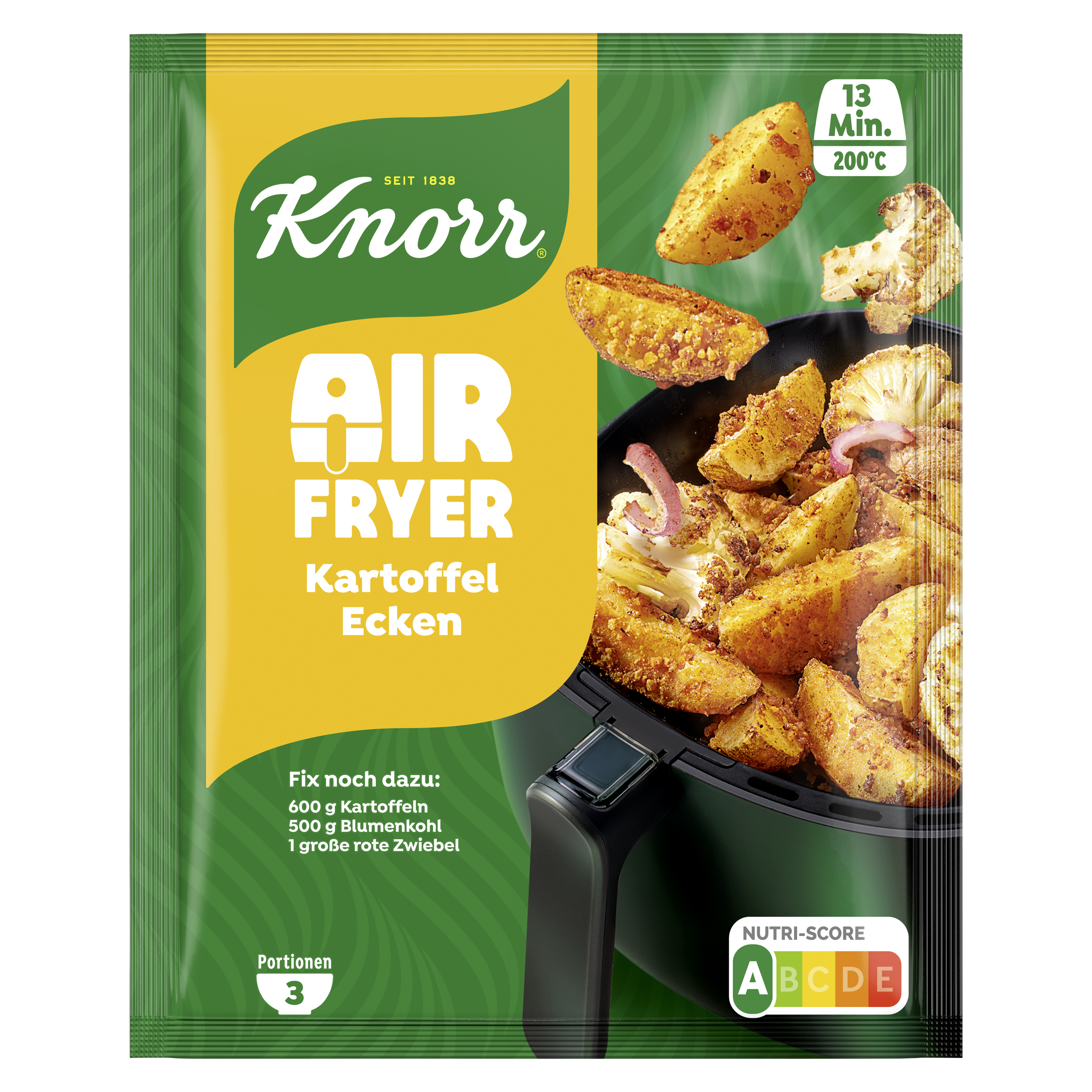 Knorr Fix Airfryer Kartoffelecken 38 g packshot