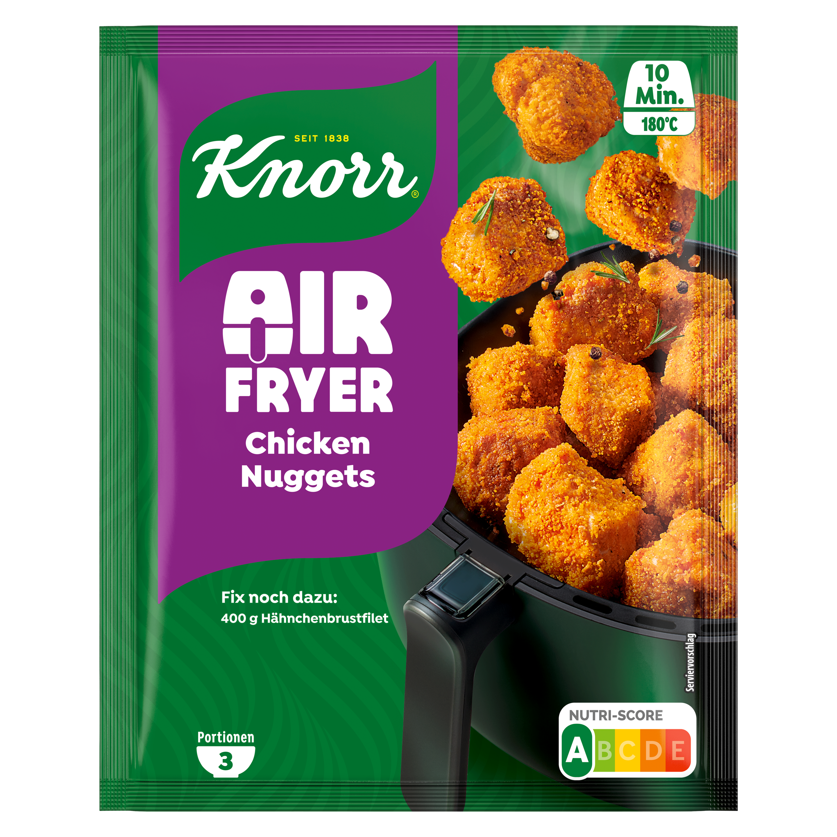 Knorr Fix Airfryer Chicken Nuggets 60 g packshot