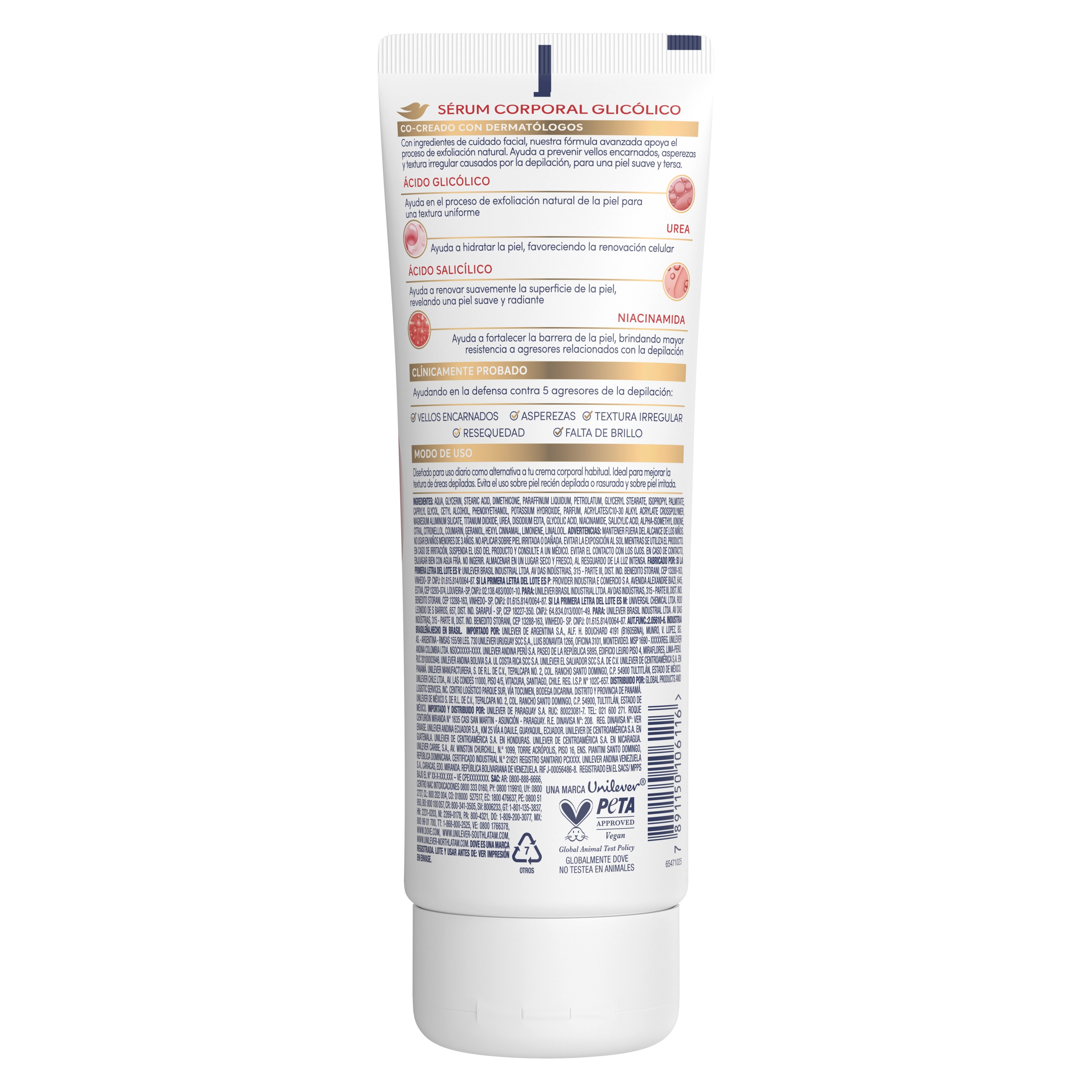 Sérum Corporal DOVE Glicólico 400 ml