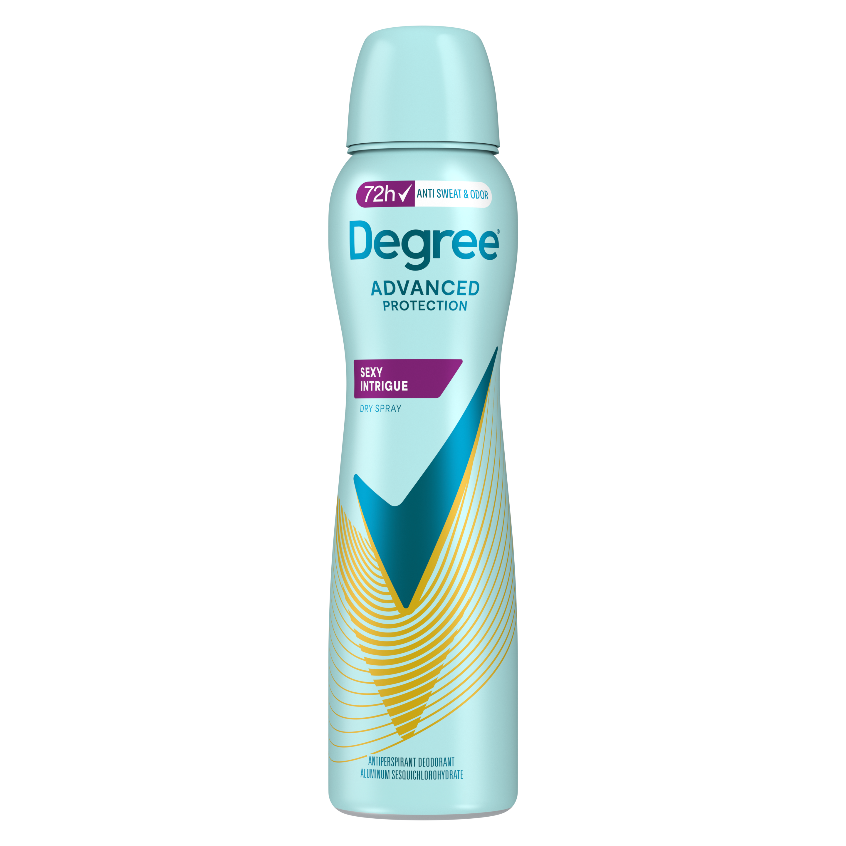 Sexy Intrigue Antiperspirant Deodorant Dry Spray front pack shot packshot