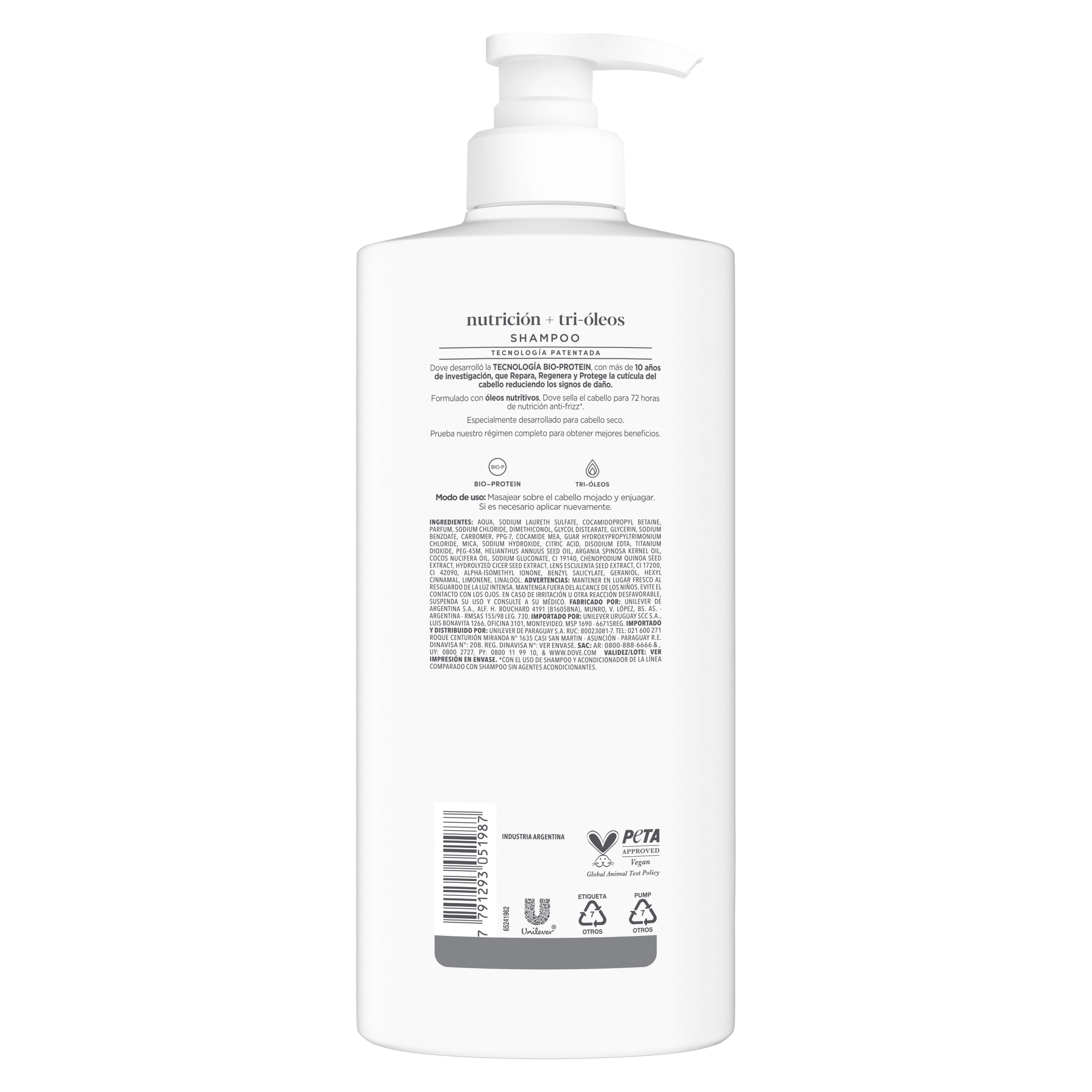 Shampoo Nutrición + Tri-Óleos