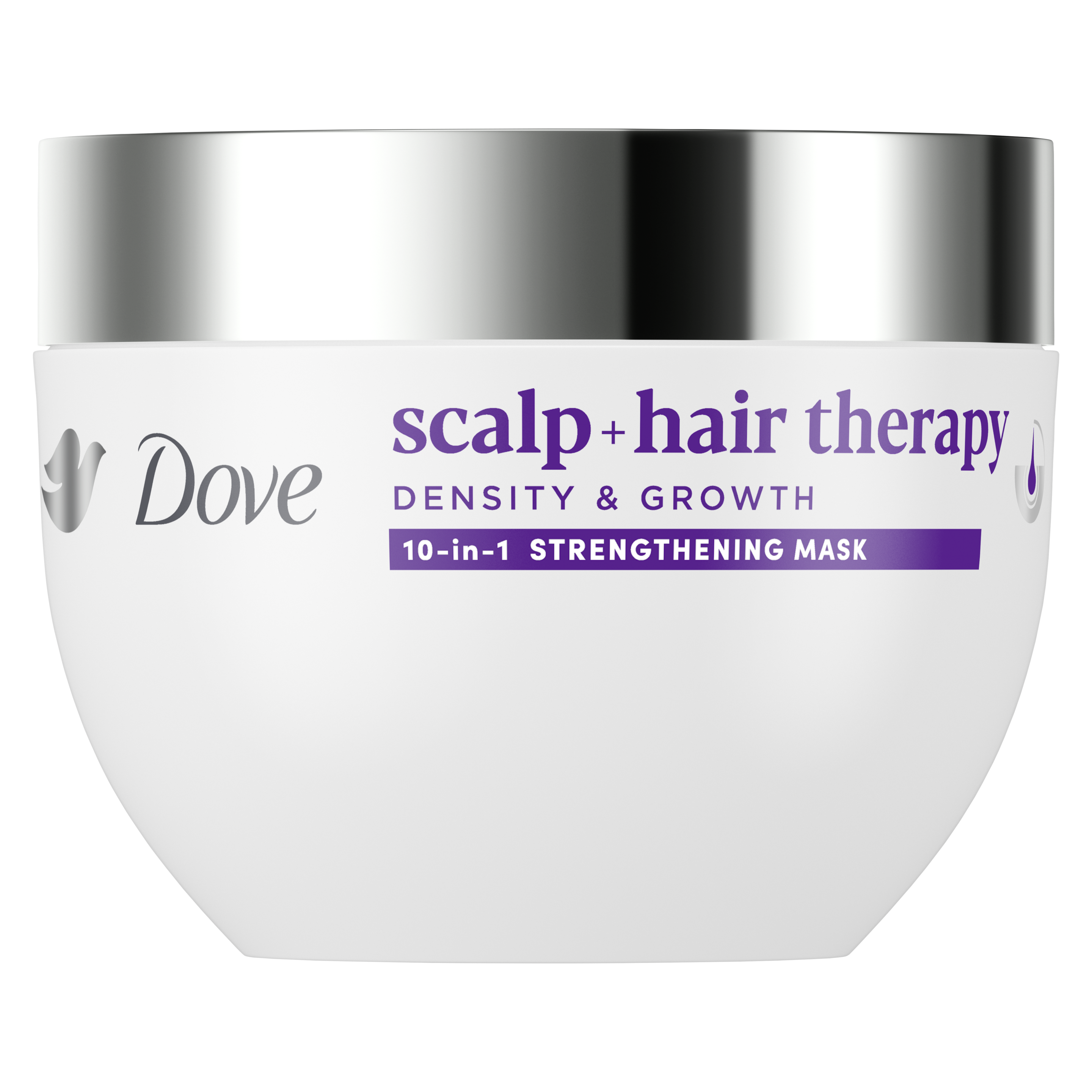 DOVE Scalp + Hair Therapy Haarmasker voor tot wel 99% minder haaruitval* Density & Growth¹ 10-in-1 haarverzorging voor sterker haar 270 ml packshot