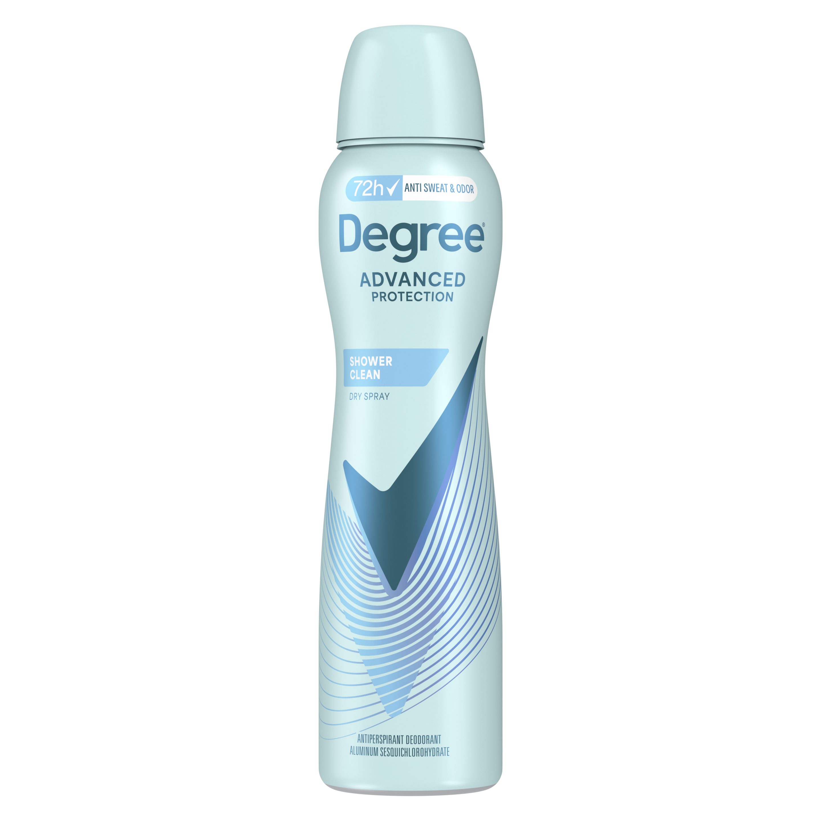 Shower Clean Antiperspirant Deodorant Dry Spray front pack shot packshot