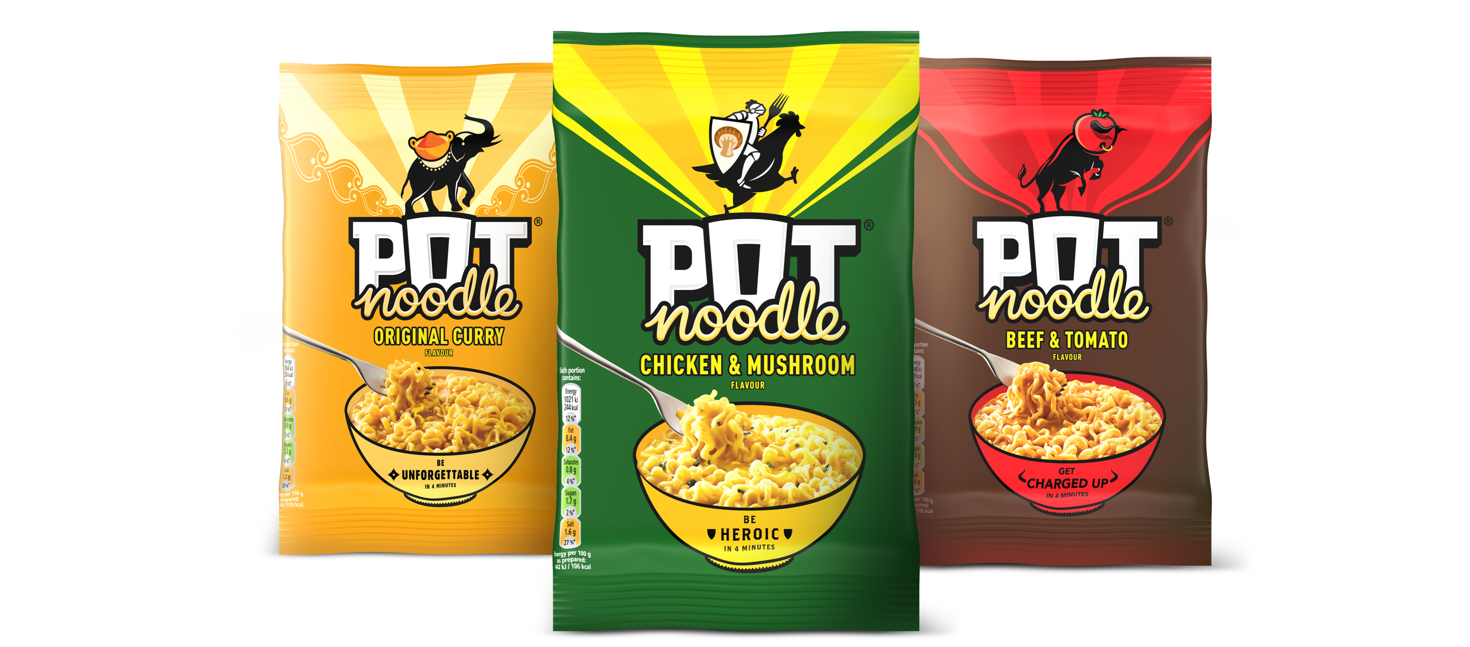 Pot Noodle Original Curry packshot