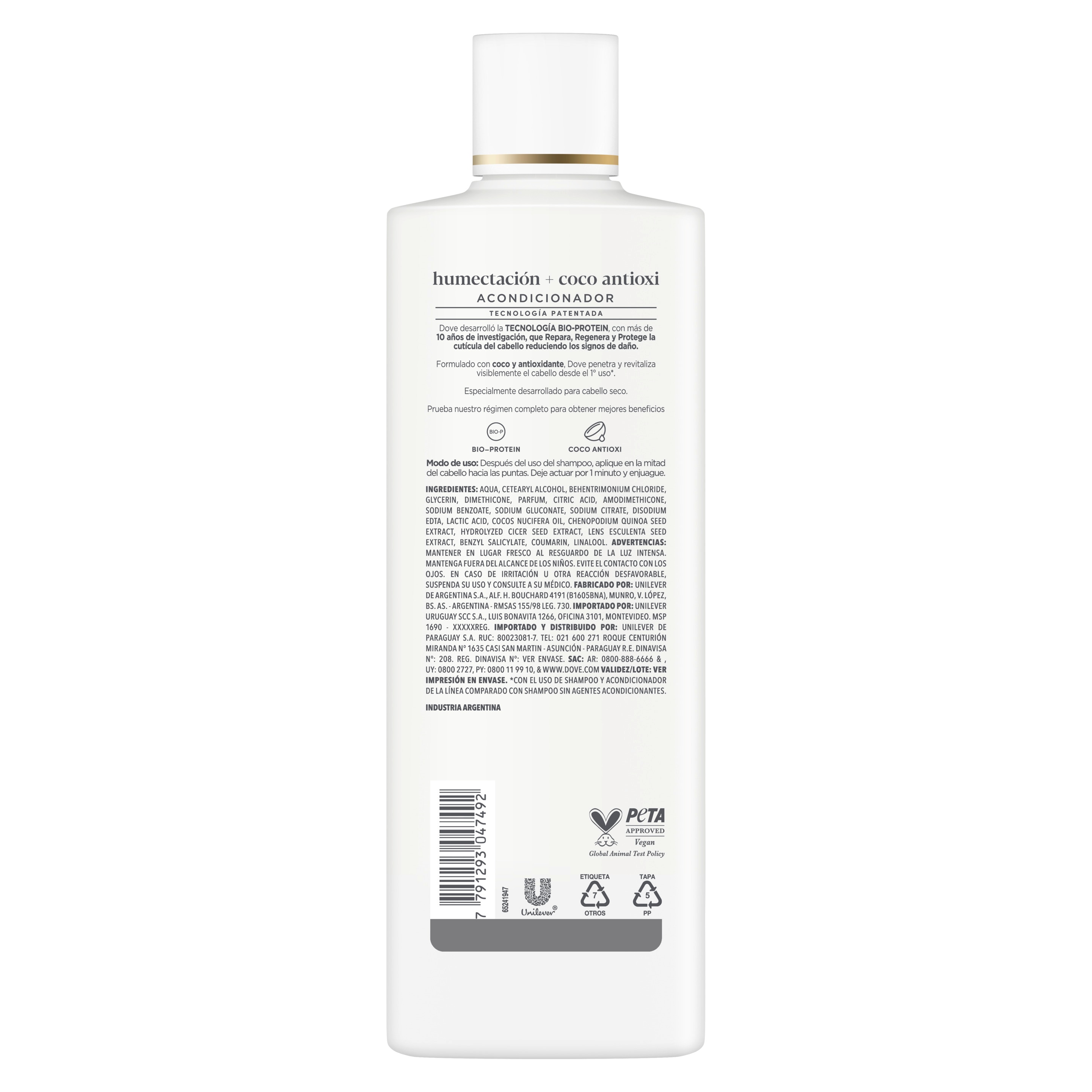 Acondicionador Humectación + Coco Antióxido
