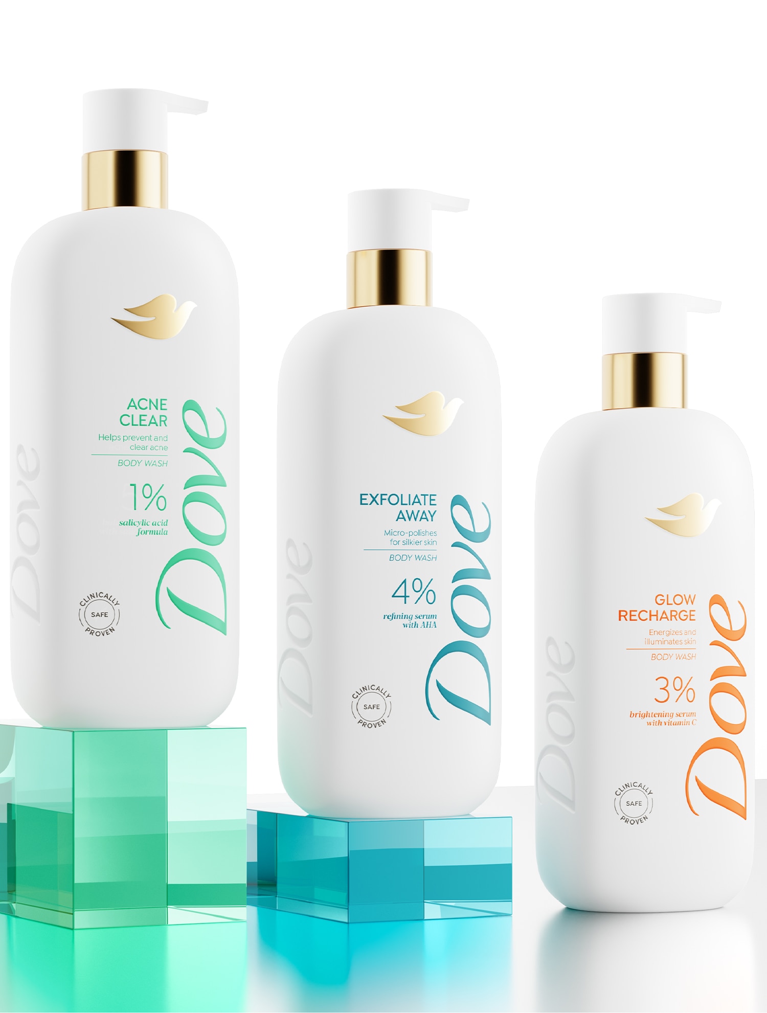 Dove Serum Shower Collection range