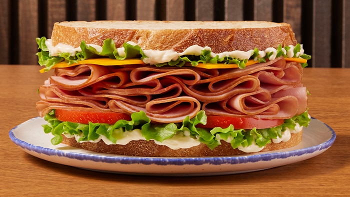 Ham and Cheese Sandwich