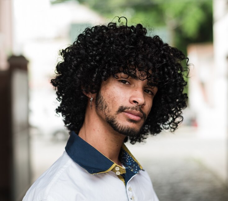 Image of Hairstyles for Curly Hair Men: 20+ Trending Looks to Try Now and Maintenance Tips