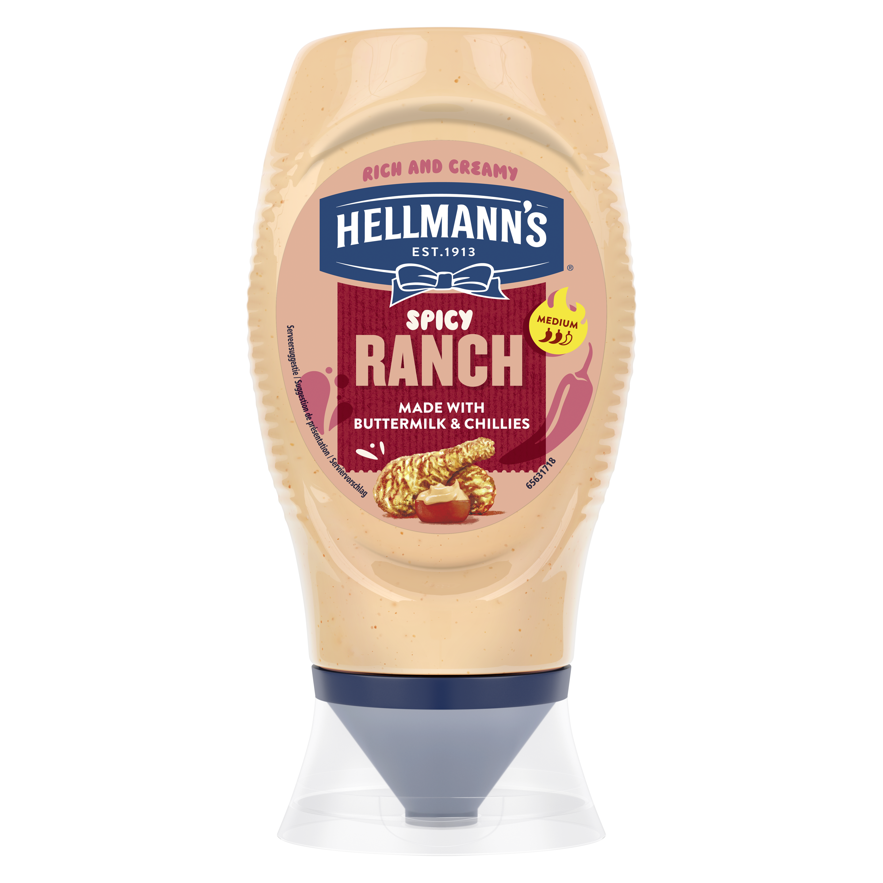 Hellmann's Spicy Ranch Sauce (250ml) packshot