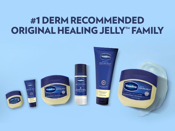 Vaseline Healing Jelly Family Skincare Dermatologist Recommended Packaging Variety