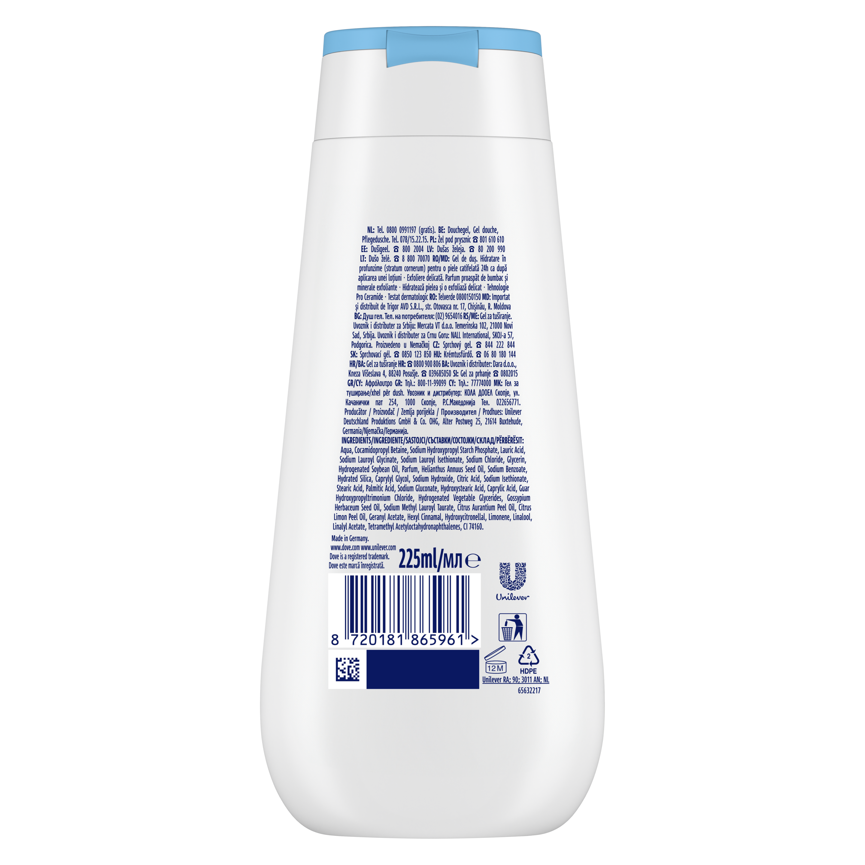 Gentle Exfoliate krémtusfürdő
