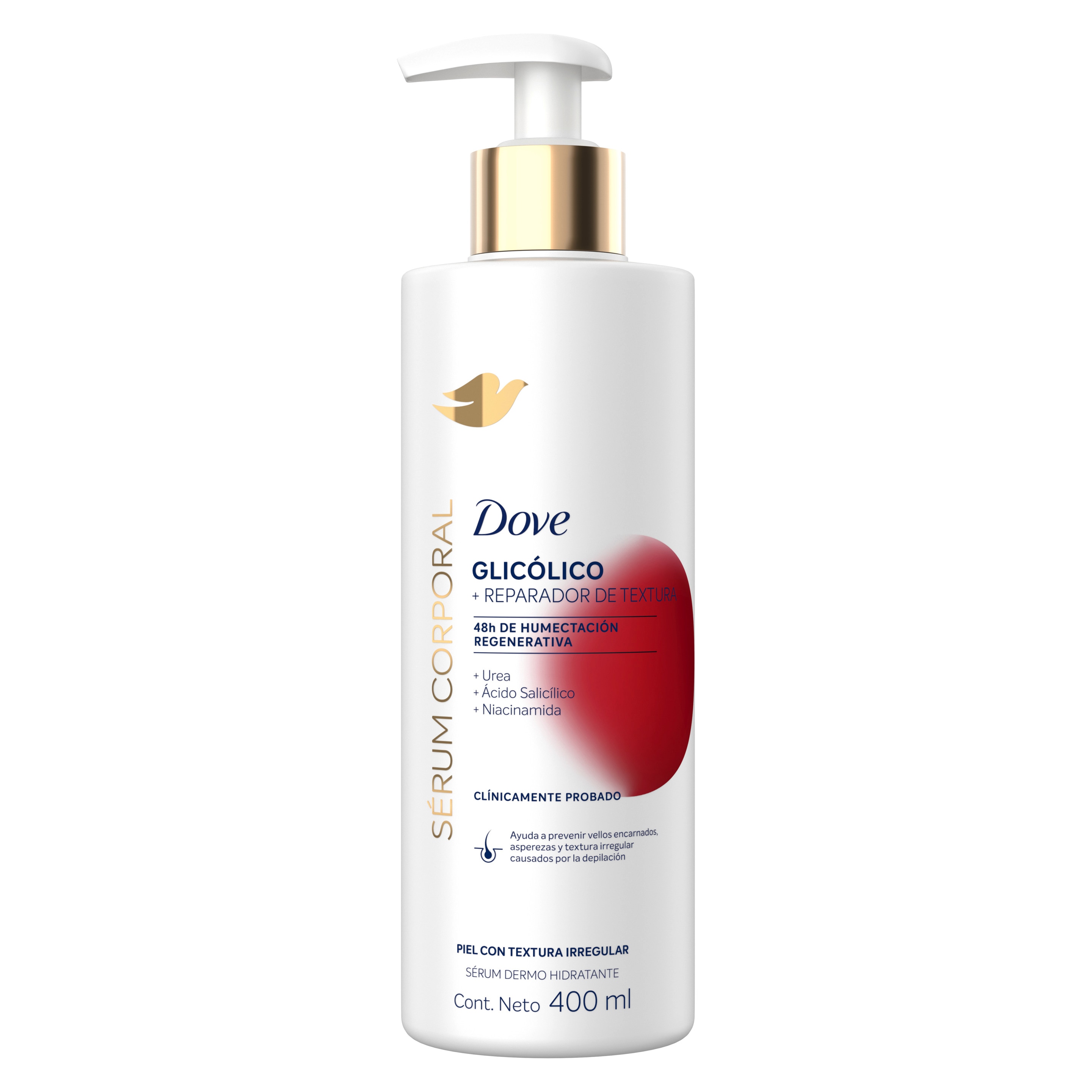 Sérum Corporal DOVE Glicólico 400 ml packshot