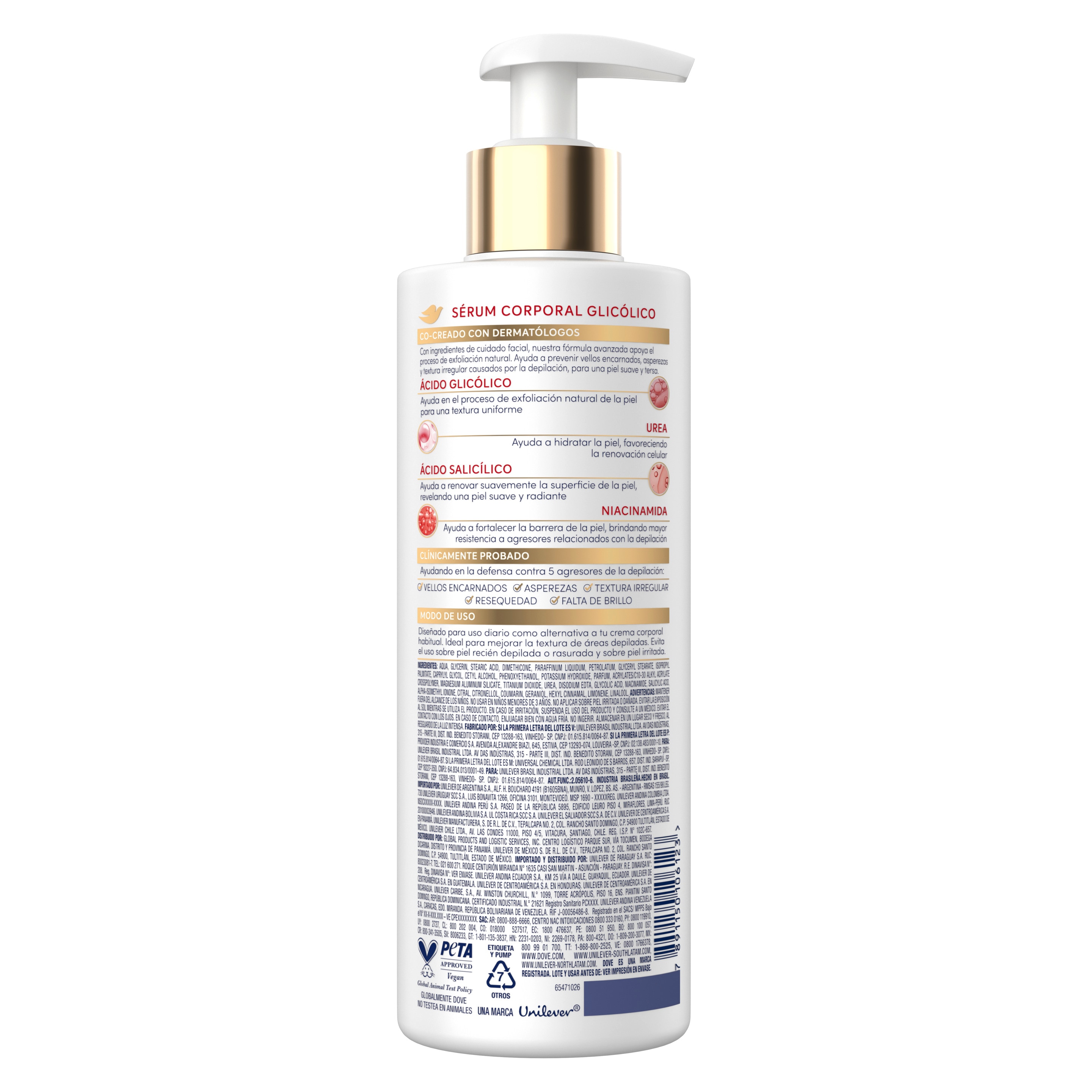 Sérum Corporal DOVE Glicólico 400 ml