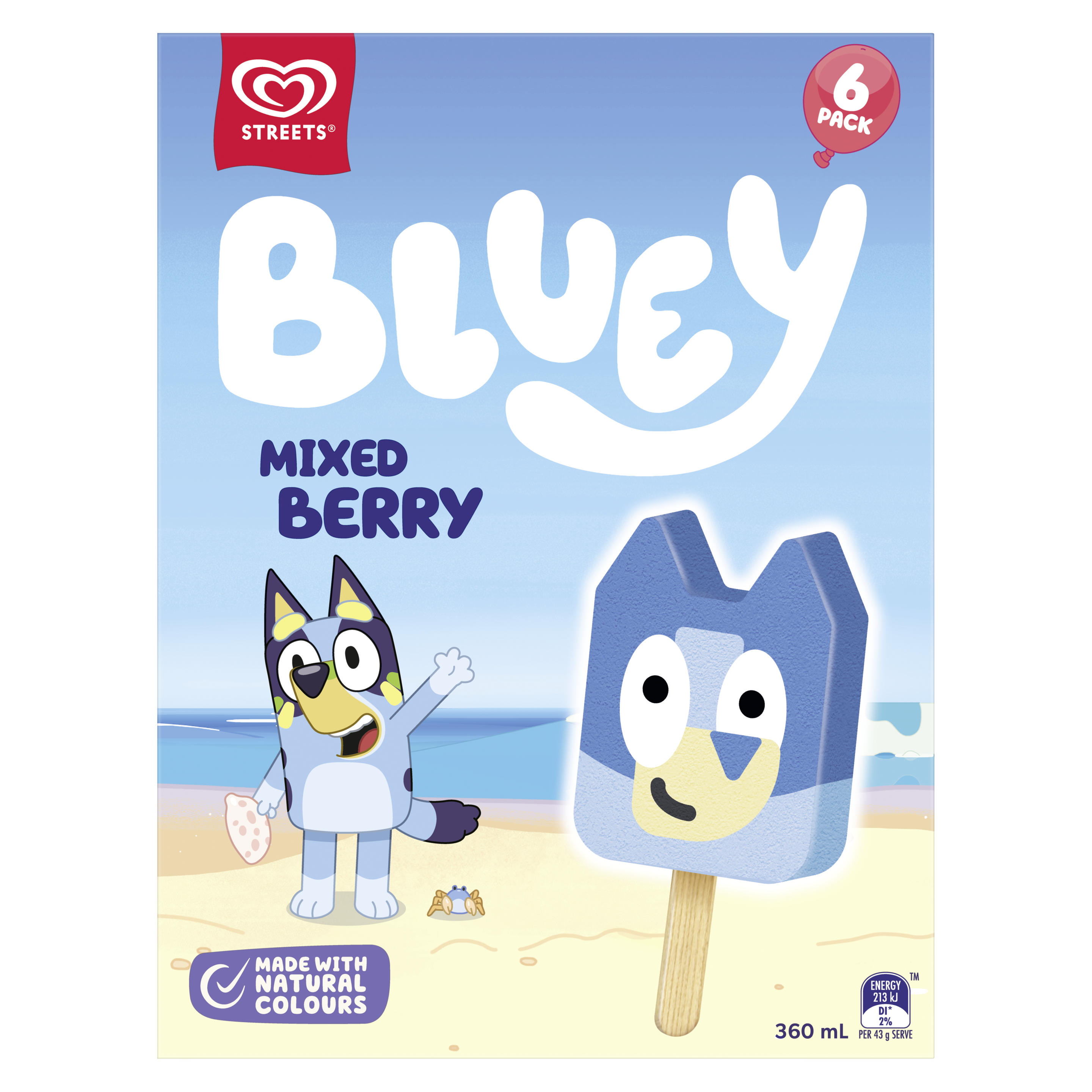 Bluey Mixed Berry Multipack