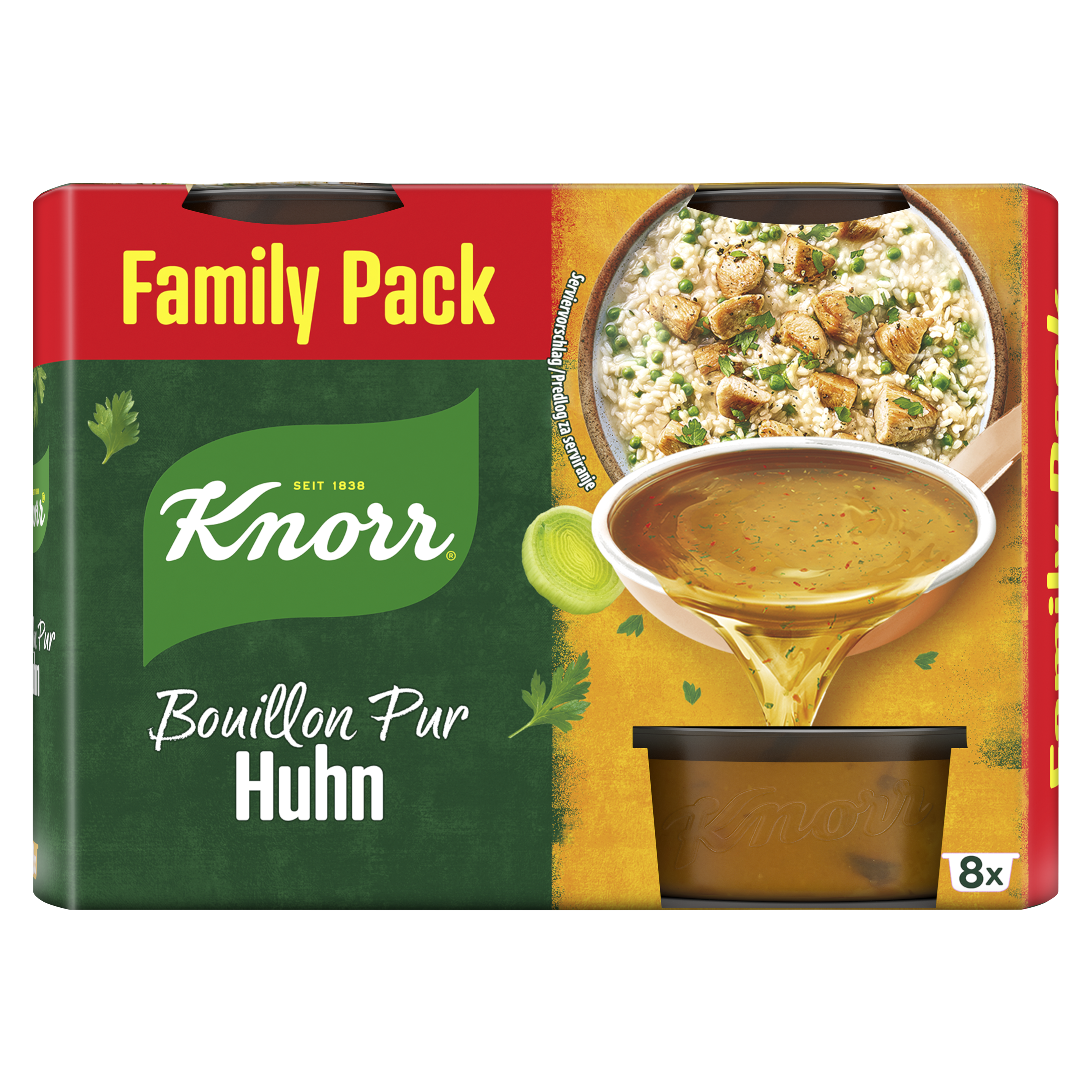 Knorr Bouillon Pur Huhn Bouillon 27 Portionen packshot