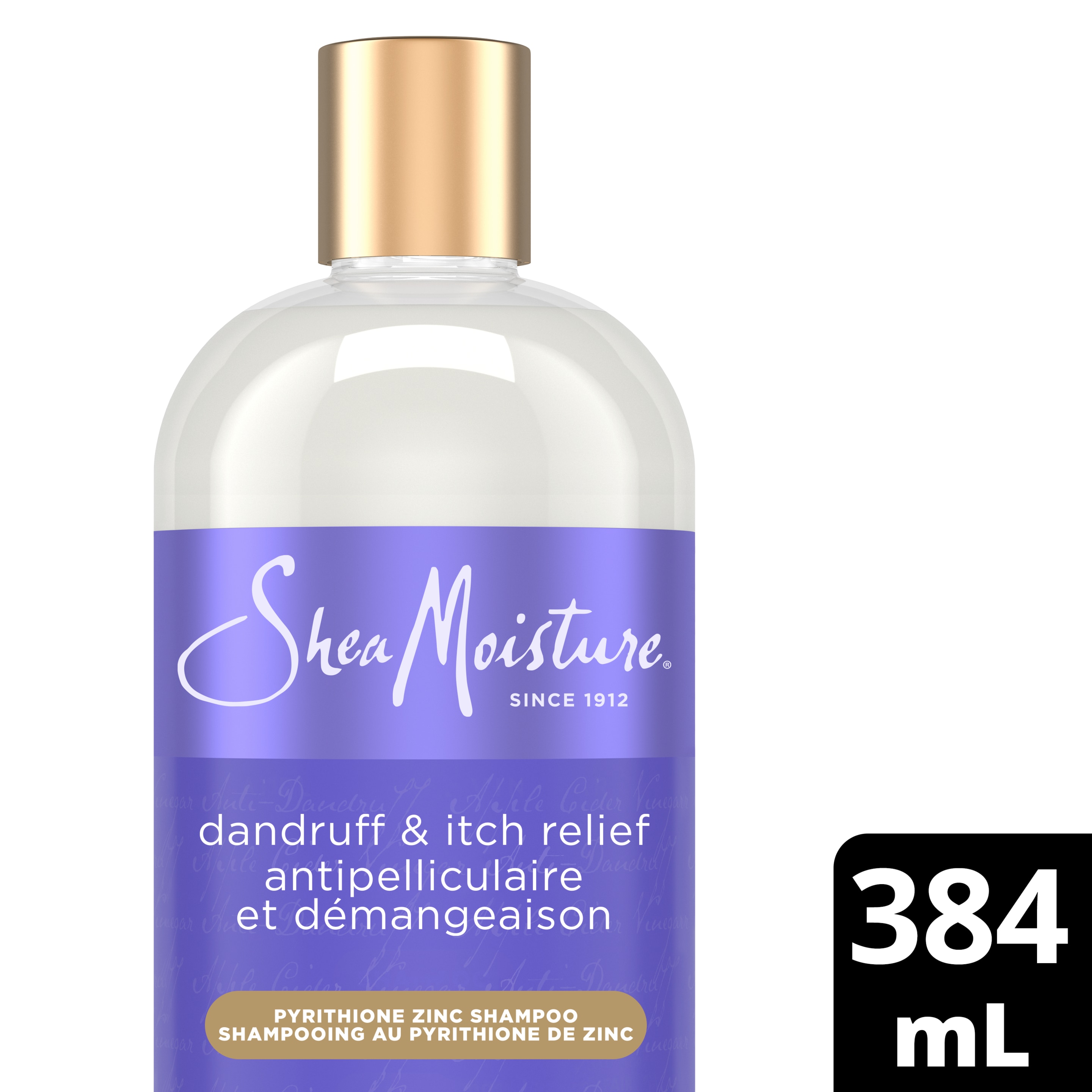 SheaMoisture Anti-Dandruff Shampoo For Removing Buildup Apple Cider Vinegar & Salicylic Acid System for a Healthier Scalp 384 ML packshot