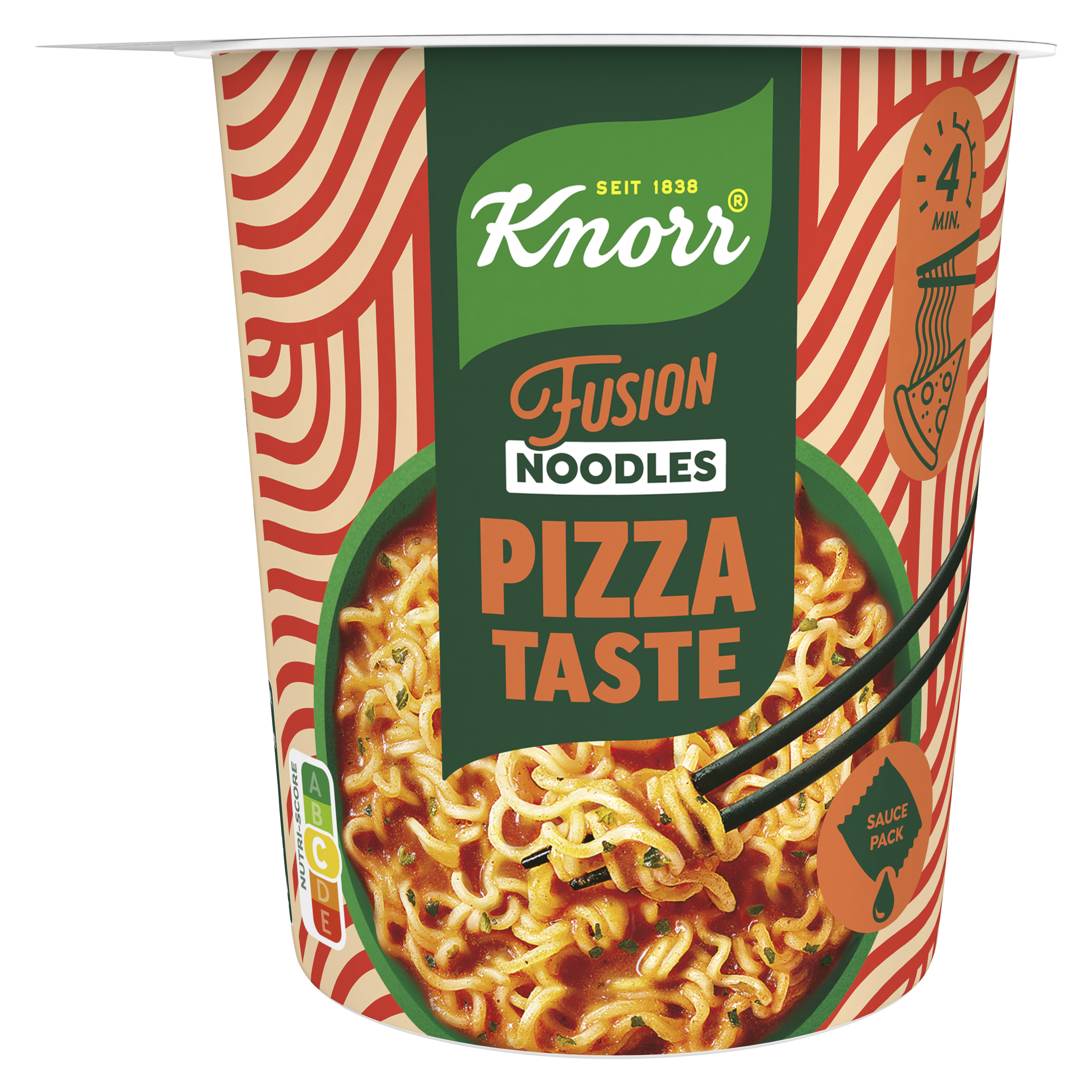 Knorr Fusion Noodles Pizza Taste Becher packshot