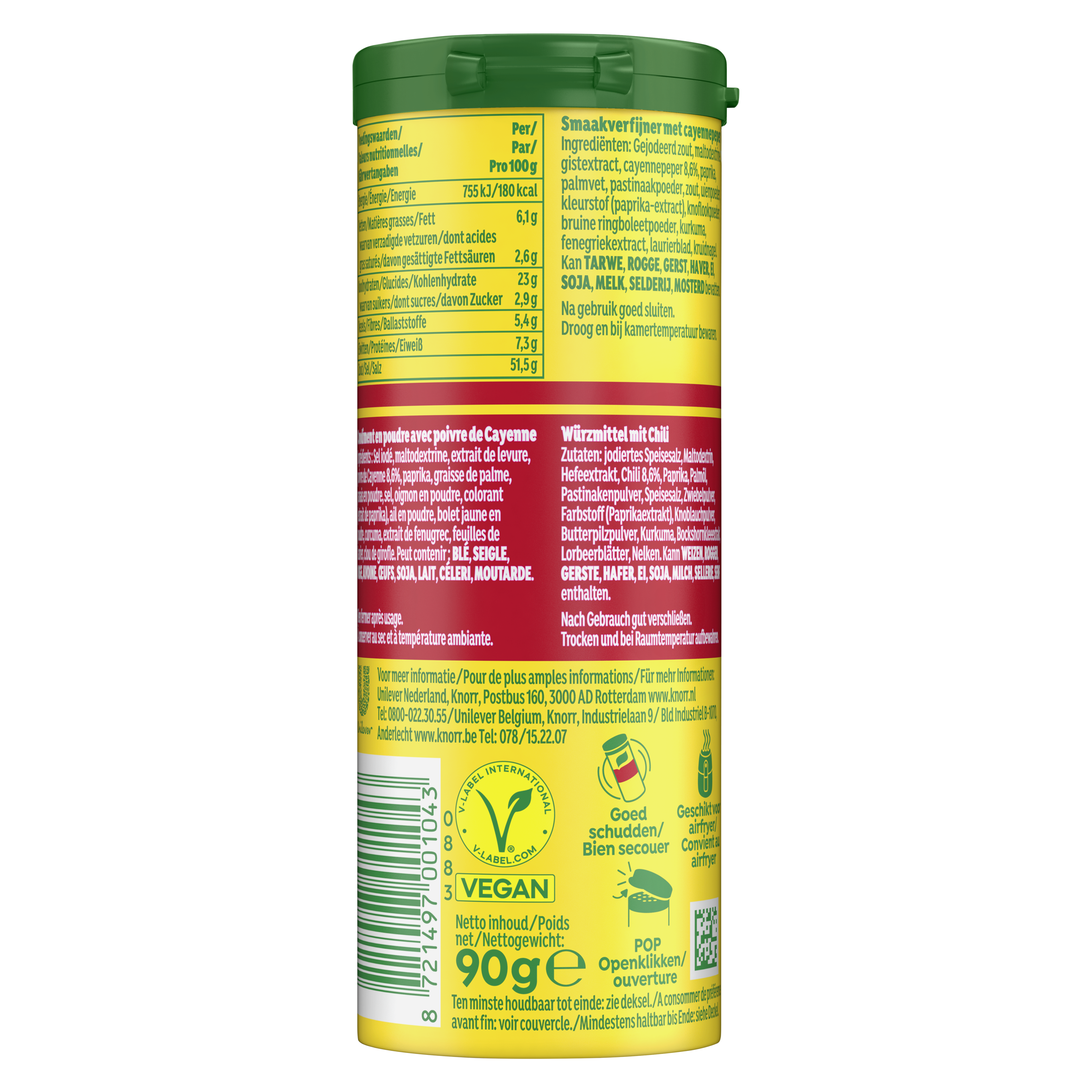 KNORR Aromat smaakverfijner chili