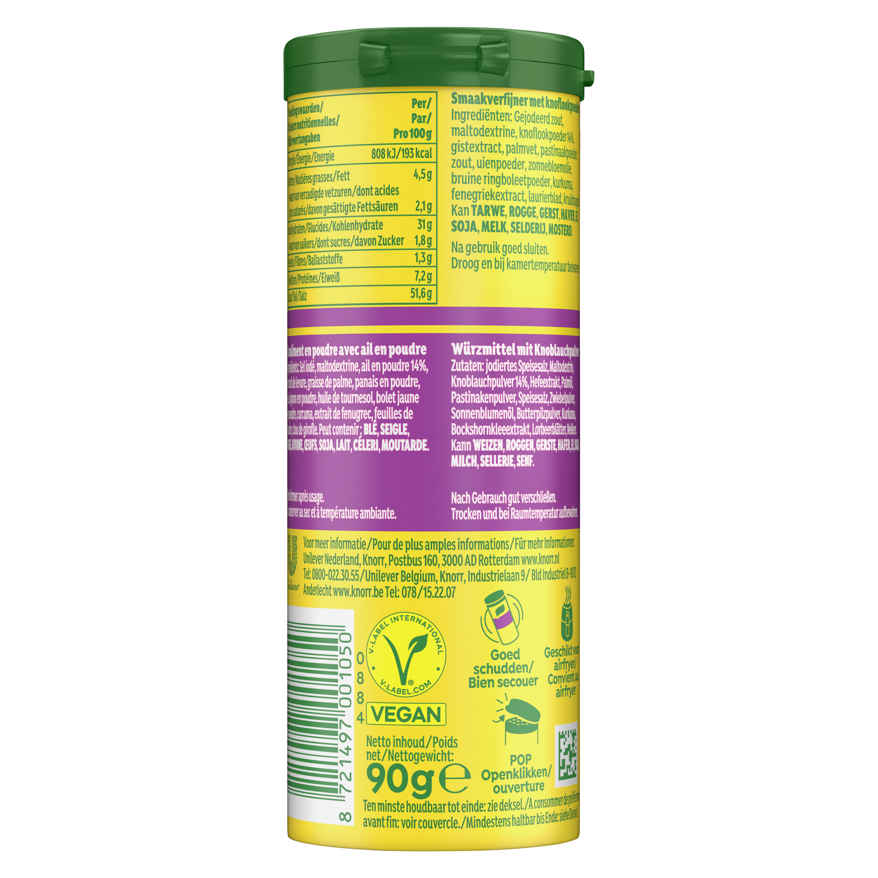 KNORR Aromat smaakverfijner Knoflook