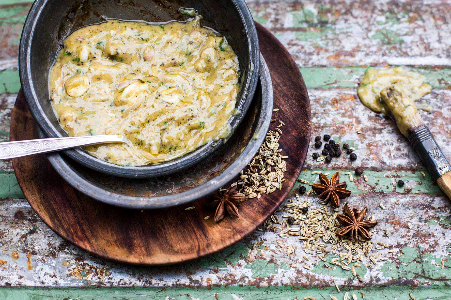 Einfache Knoblauch-Senf-Marinade 22 Minutes  recipe