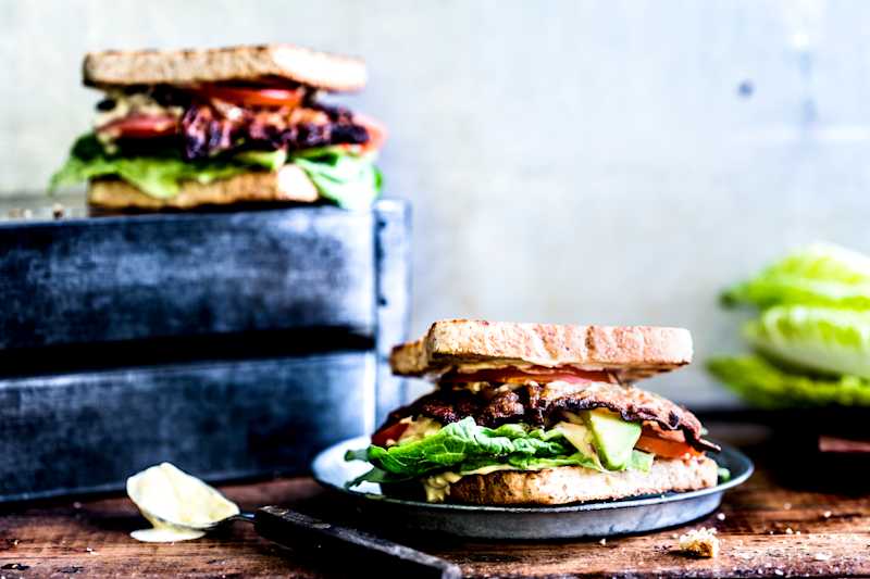 Vegan Sandwich B.L.T 88 Minutes  recipe