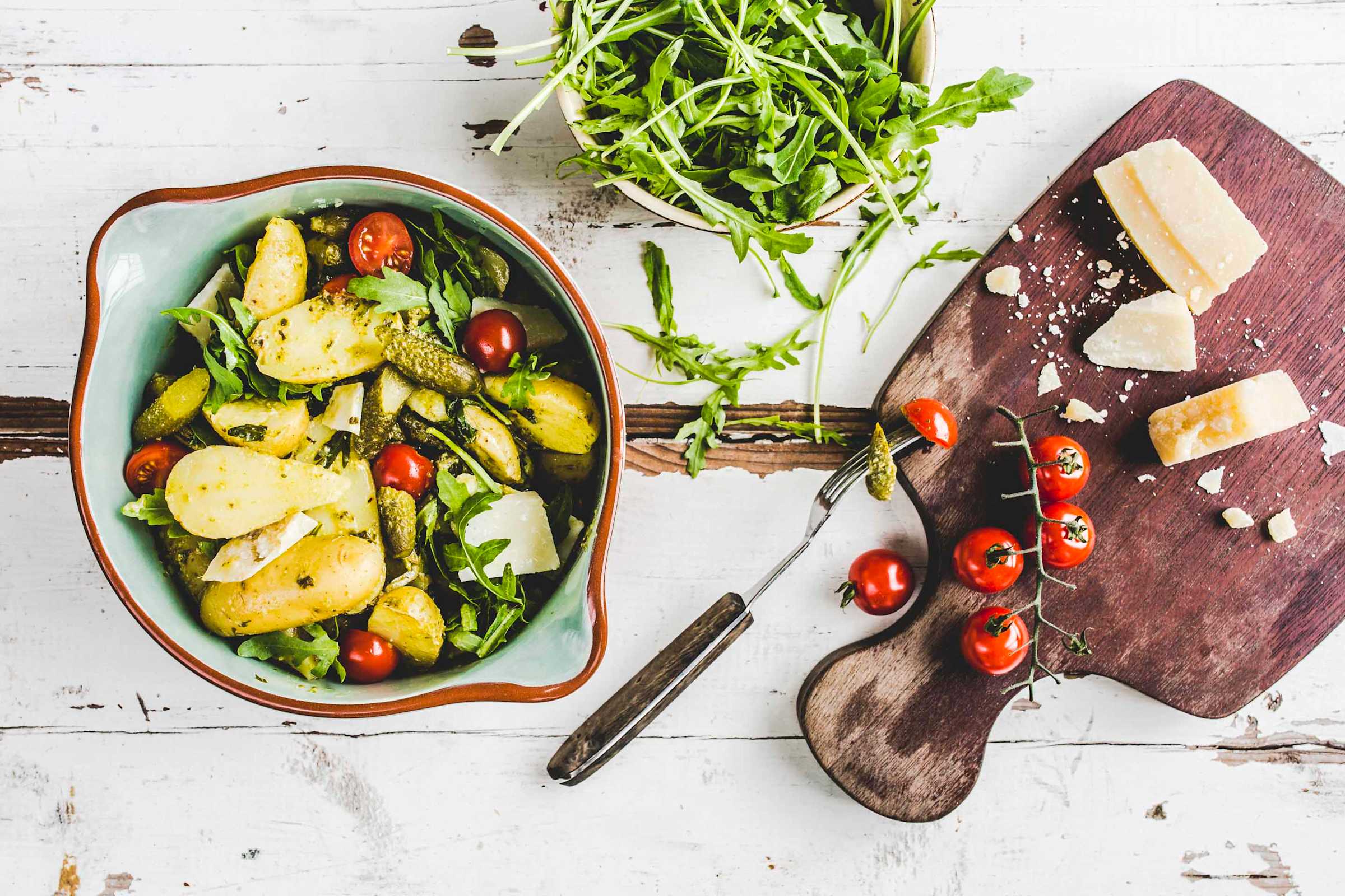 Kartoffelsalat mit Pesto 110 Minutes  recipe
