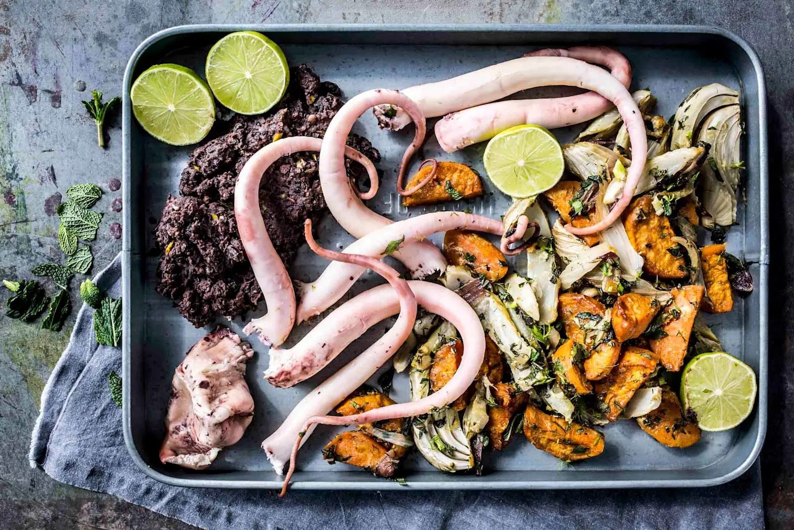 Pulpo mit Bohnenmus und Fenchel 220 Minutes  recipe