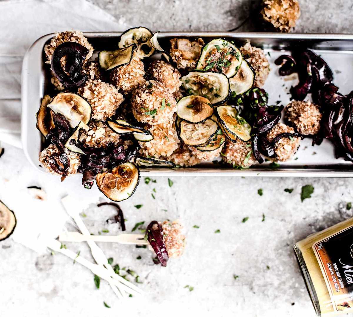 Spicy Tofu mit Zucchini-Chips 90 Minutes  recipe