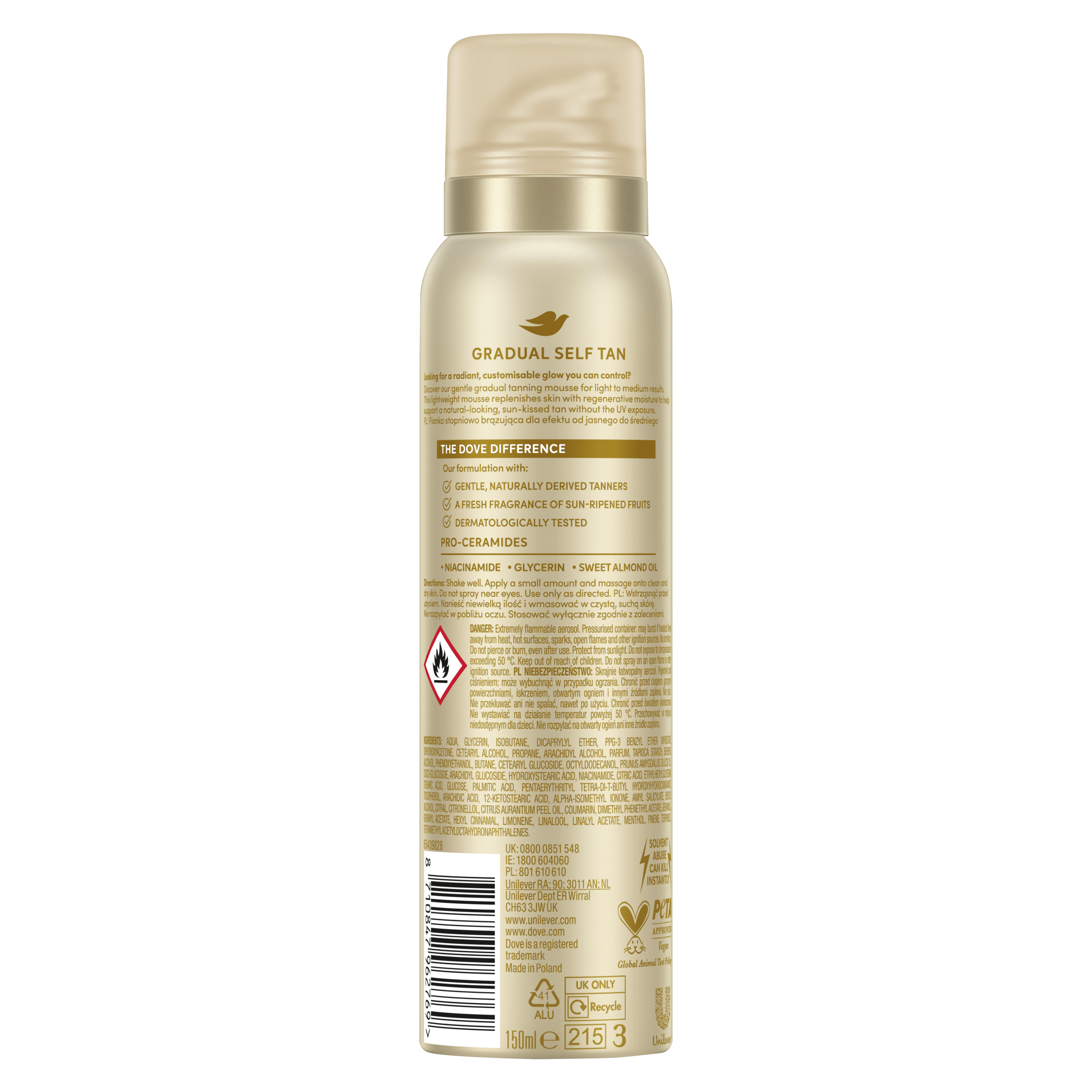 Summer Revived Gradual Self-Tan Body Mousse Fair to Medium