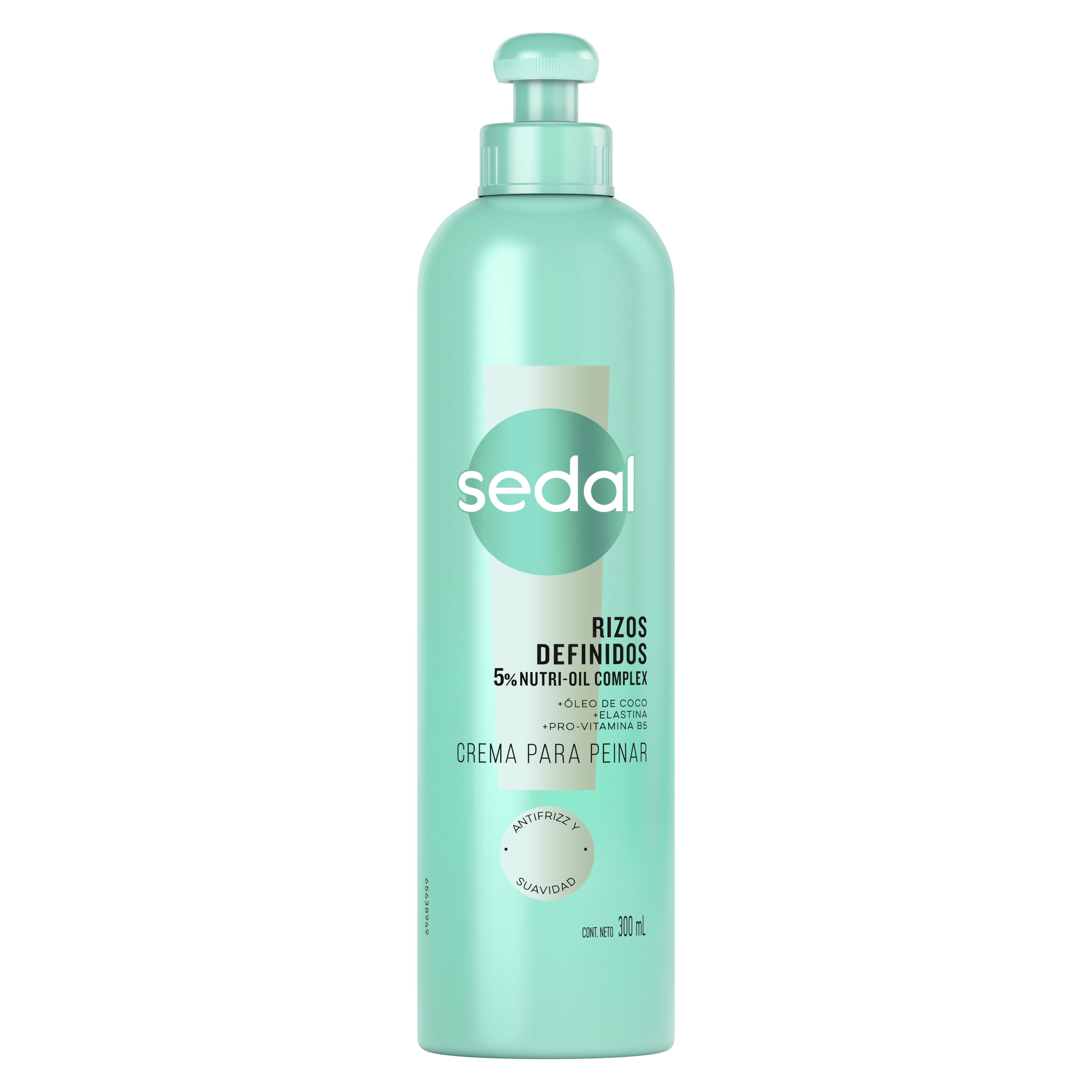 Imagen al frente del paquete Crema para Peinar Sedal Rizos Definidos  300 ml packshot