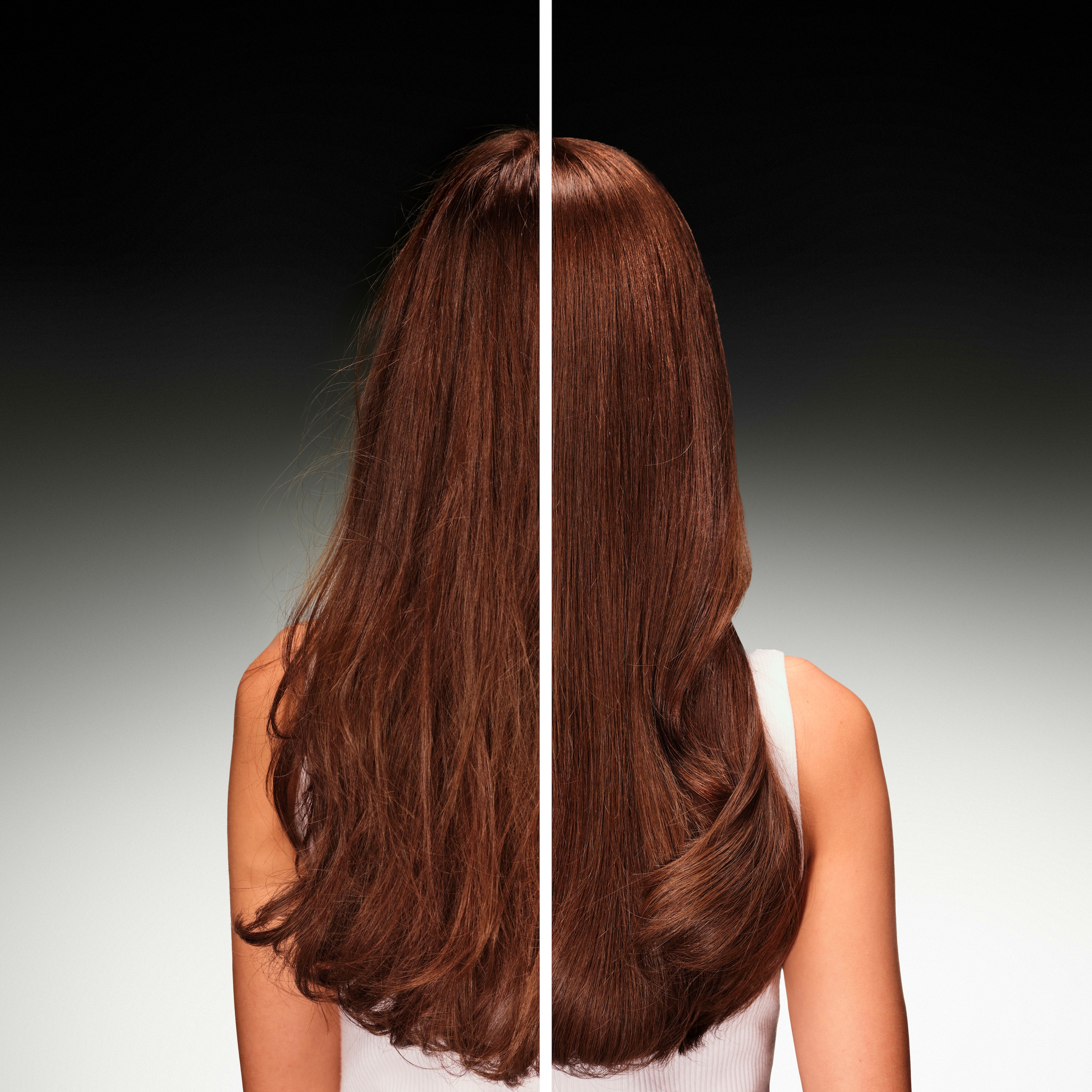Dry hair with lack of definition