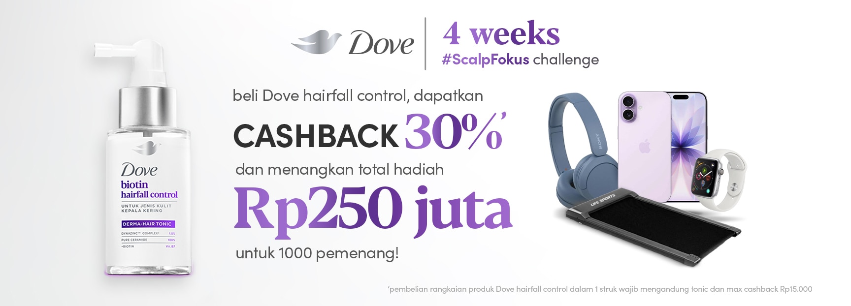 Dove Scalp fokus challenge