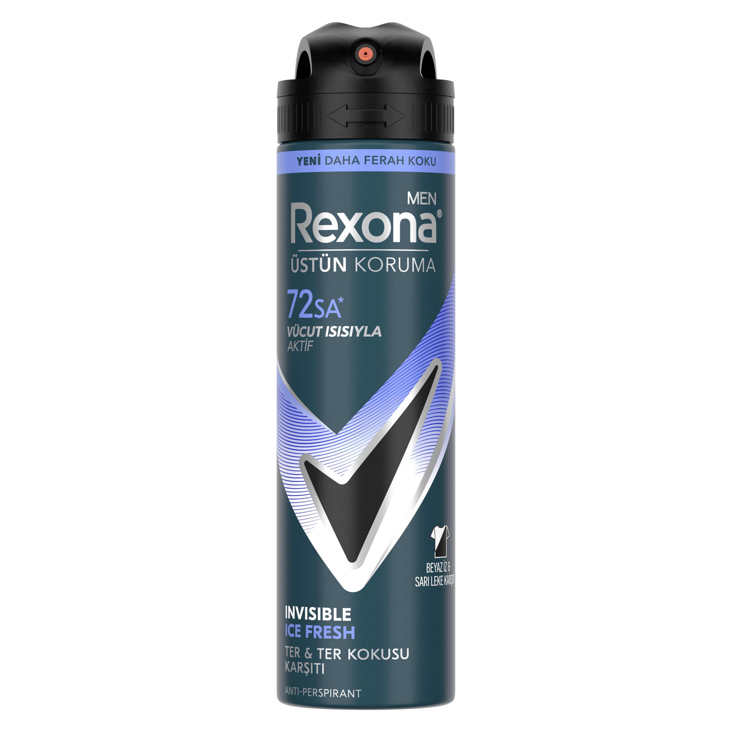 Rexona Men Invisible Ice Fresh Antiperspirant Erkek Sprey Deodorant 150 ml packshot