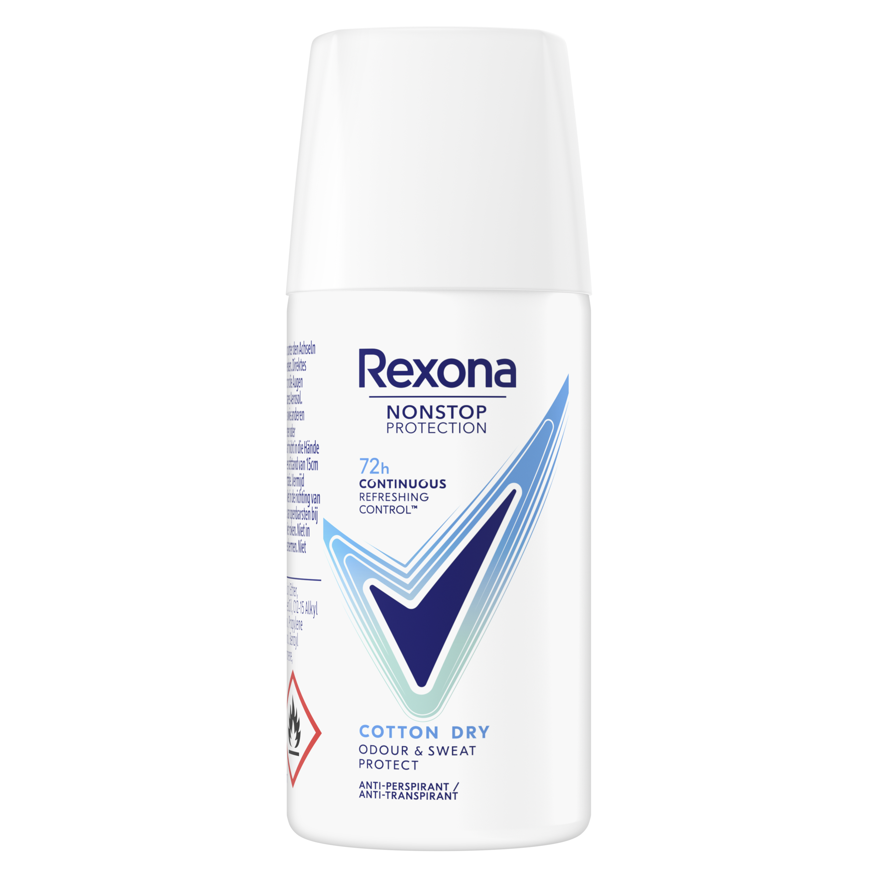 Rexona Cotton Dry spray Anti-transpirant voor vrouwen 35ml packshot
