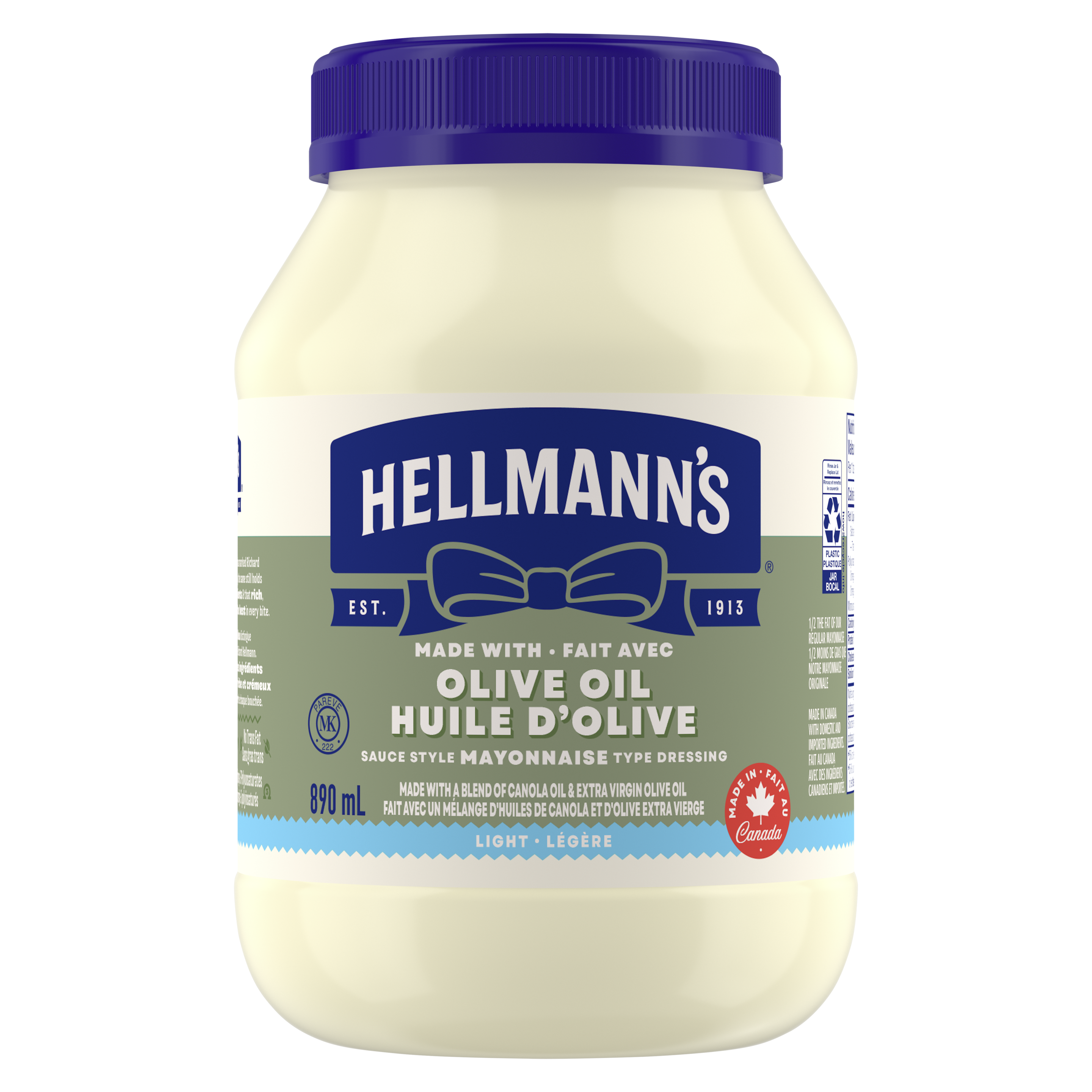 Hellmann’s® with Olive Oil Light packshot