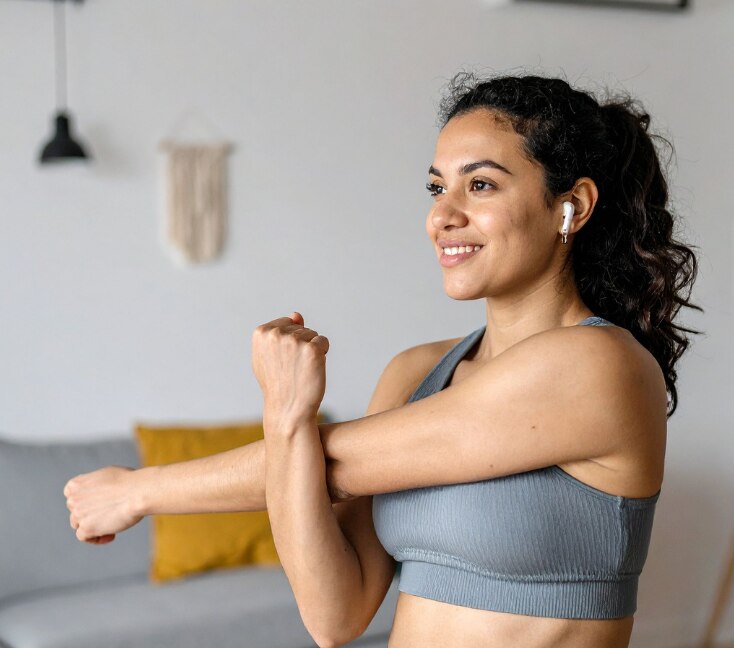 Image of Workout at Home: Chest, Arms, Abs & Full Upper Body Exercises Without Equipment