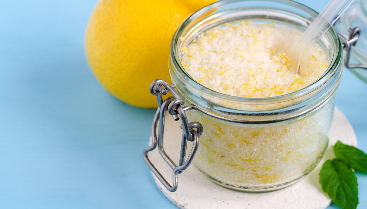 The Sugar & Lemon Scrub: