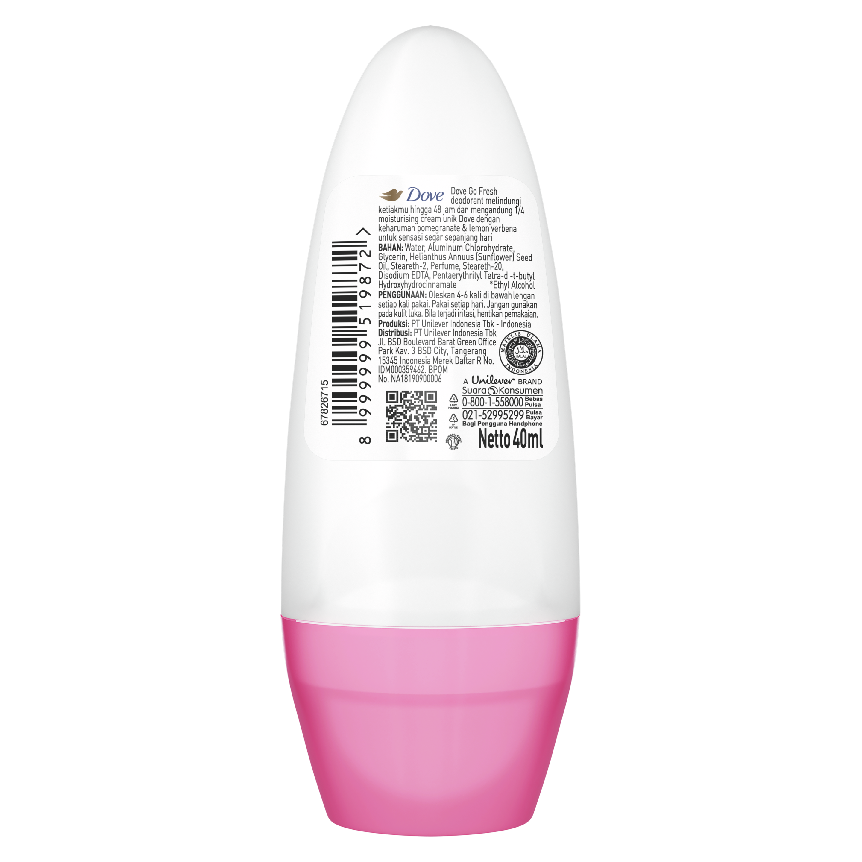Go Fresh Deodorant Roll On Pomegranade & Lemon