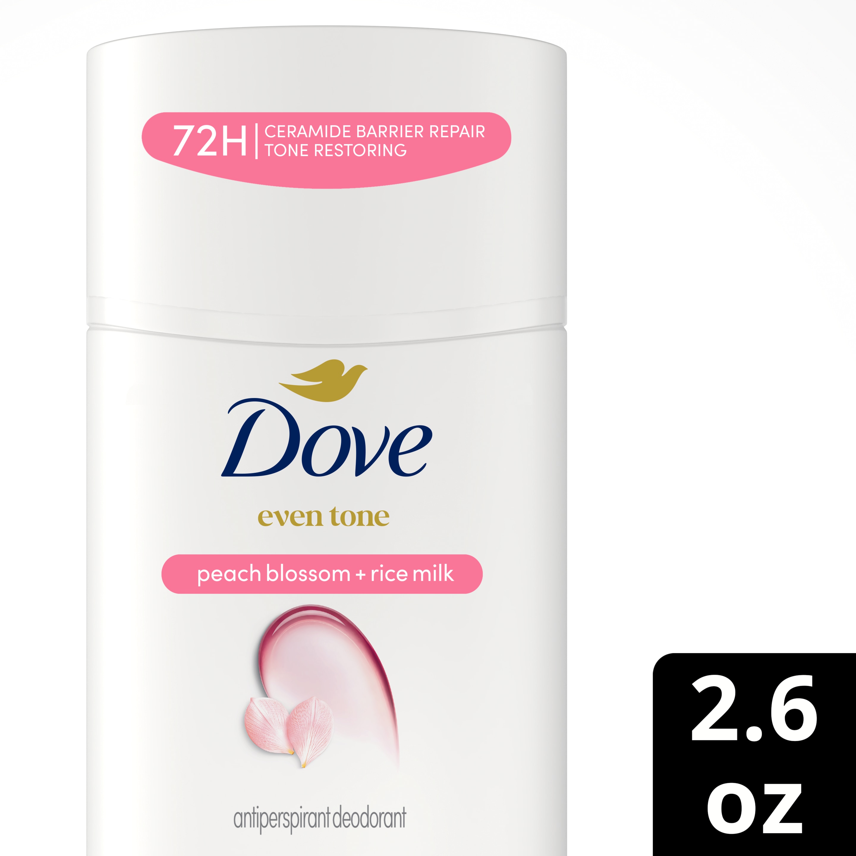 Advanced Care Even Tone Peach Blossom & Rice Milk Antiperspirant Stick packshot