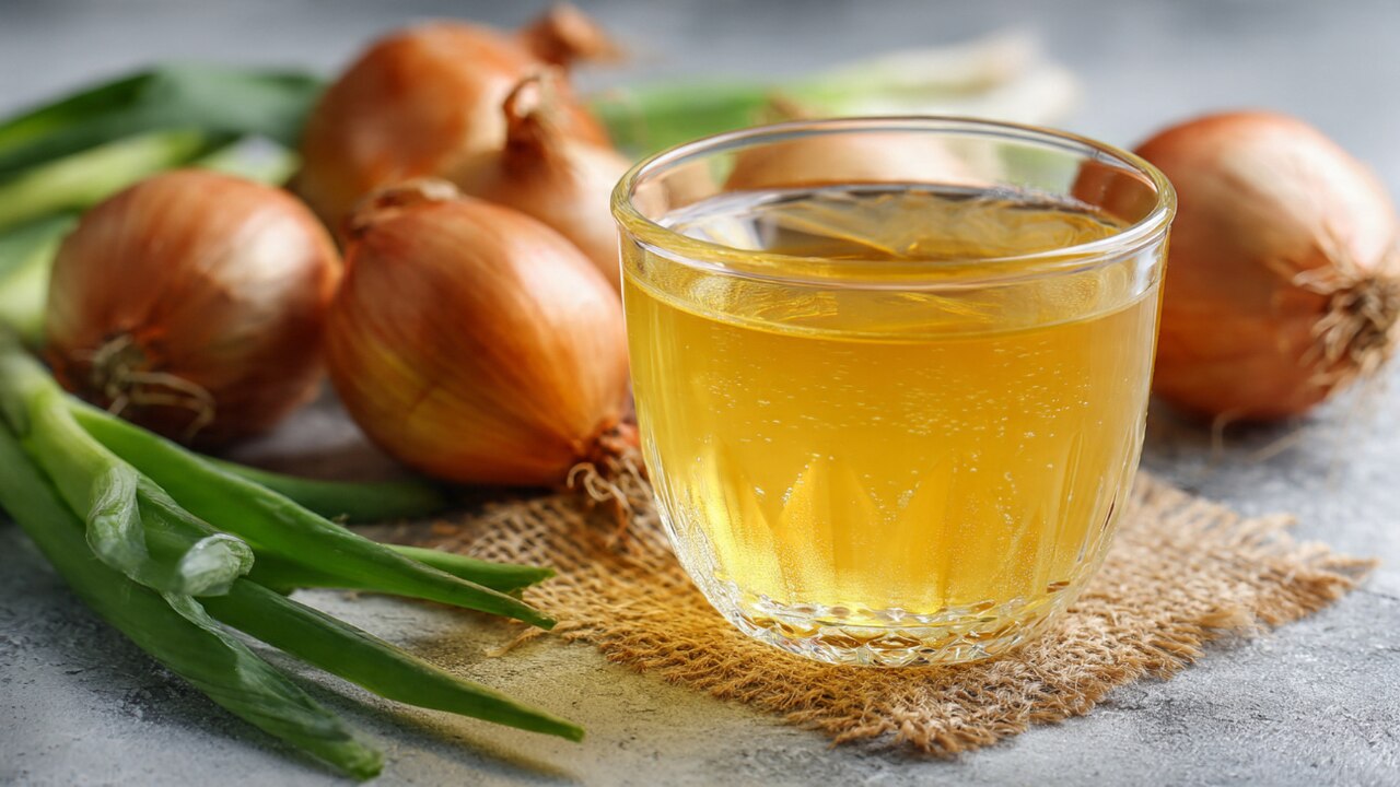 3. Onion Juice + Aloe Vera